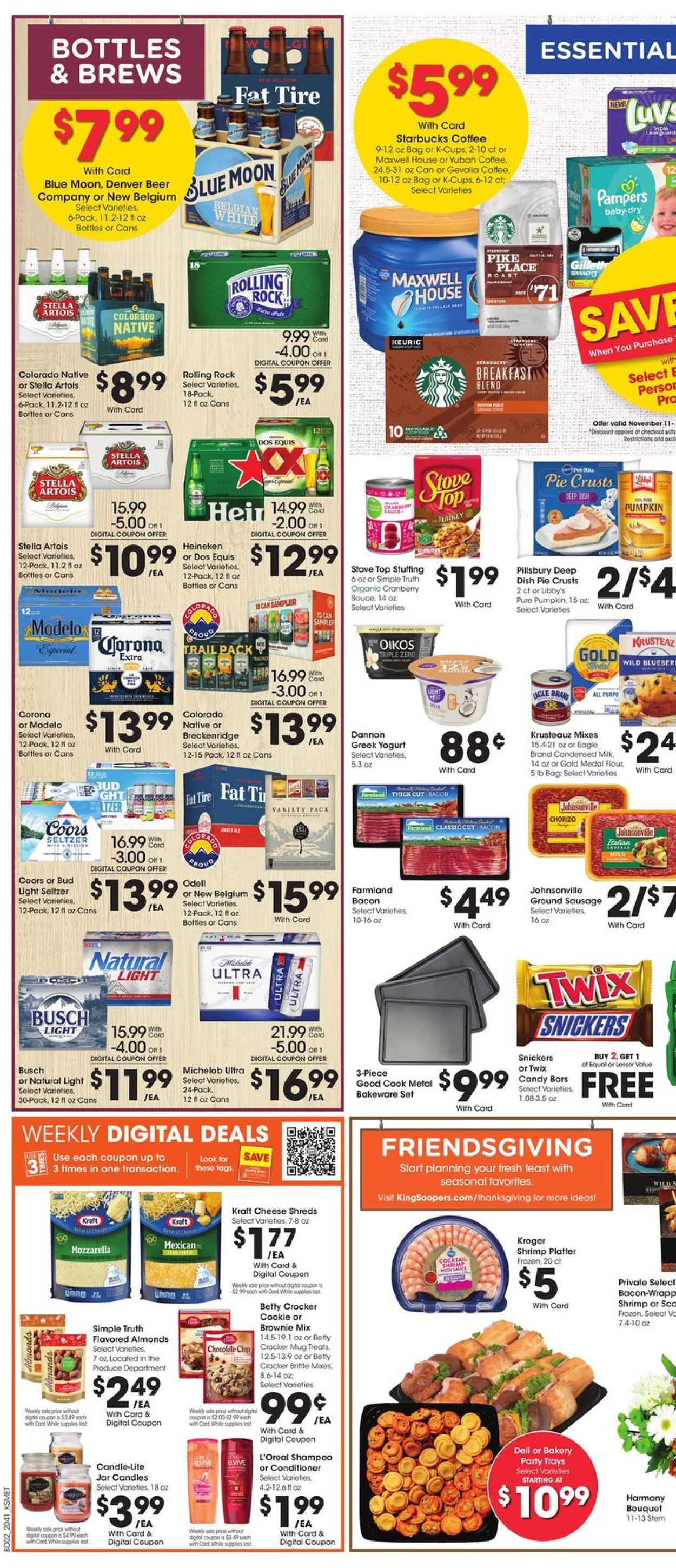 King Soopers Ad from 11/11/2020