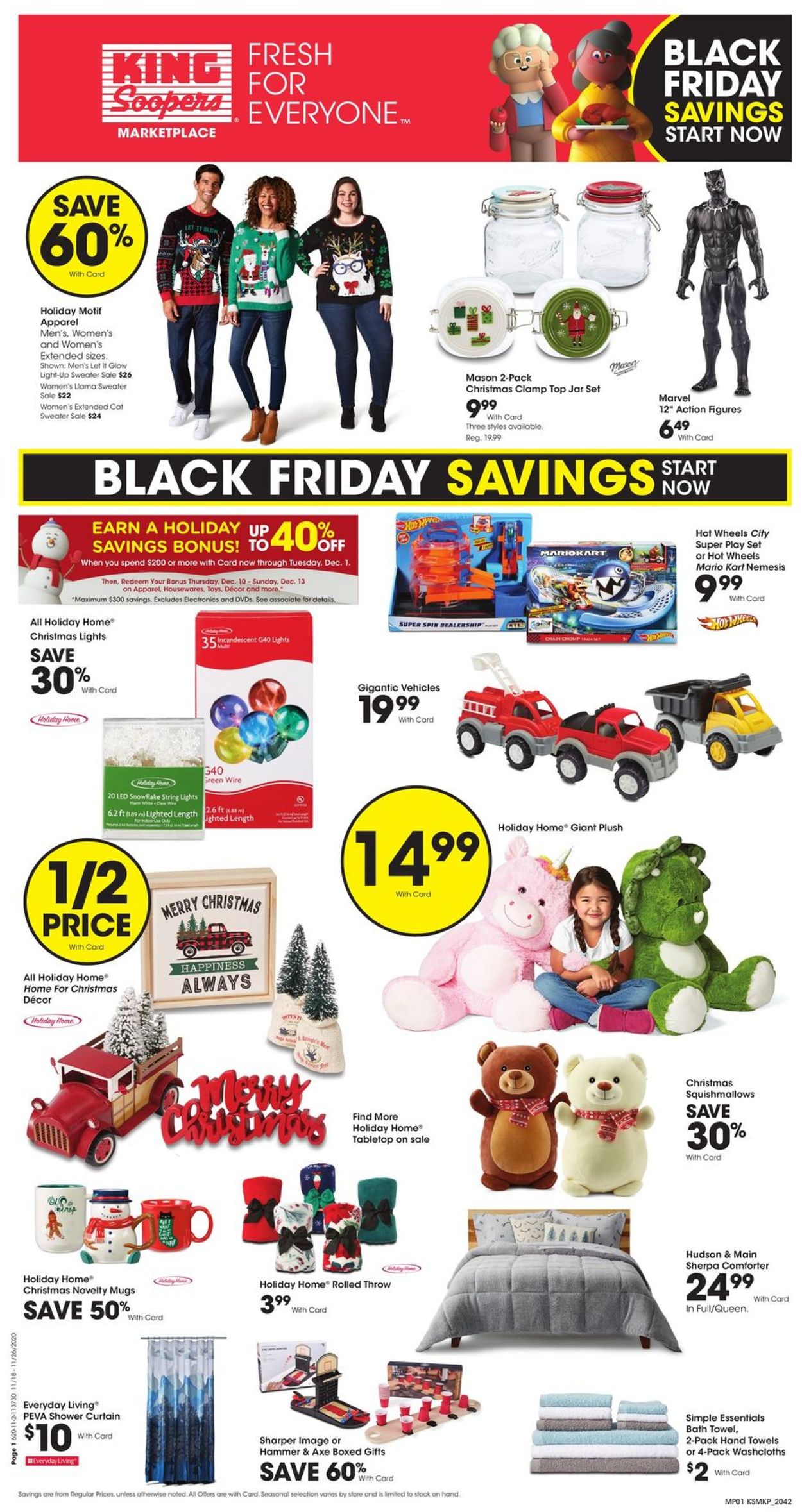 King Soopers Ad from 11/18/2020