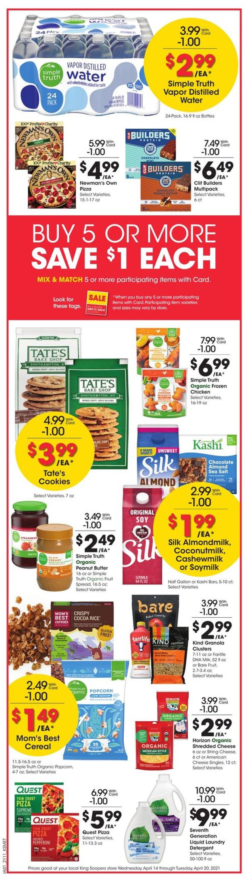 King Soopers Ad from 04/14/2021