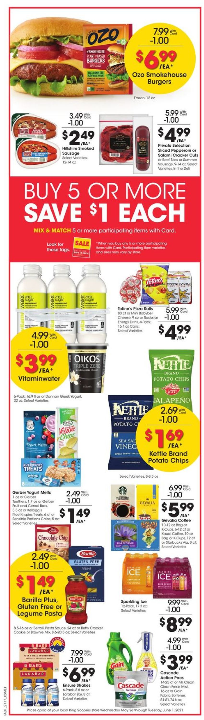King Soopers Ad from 05/26/2021