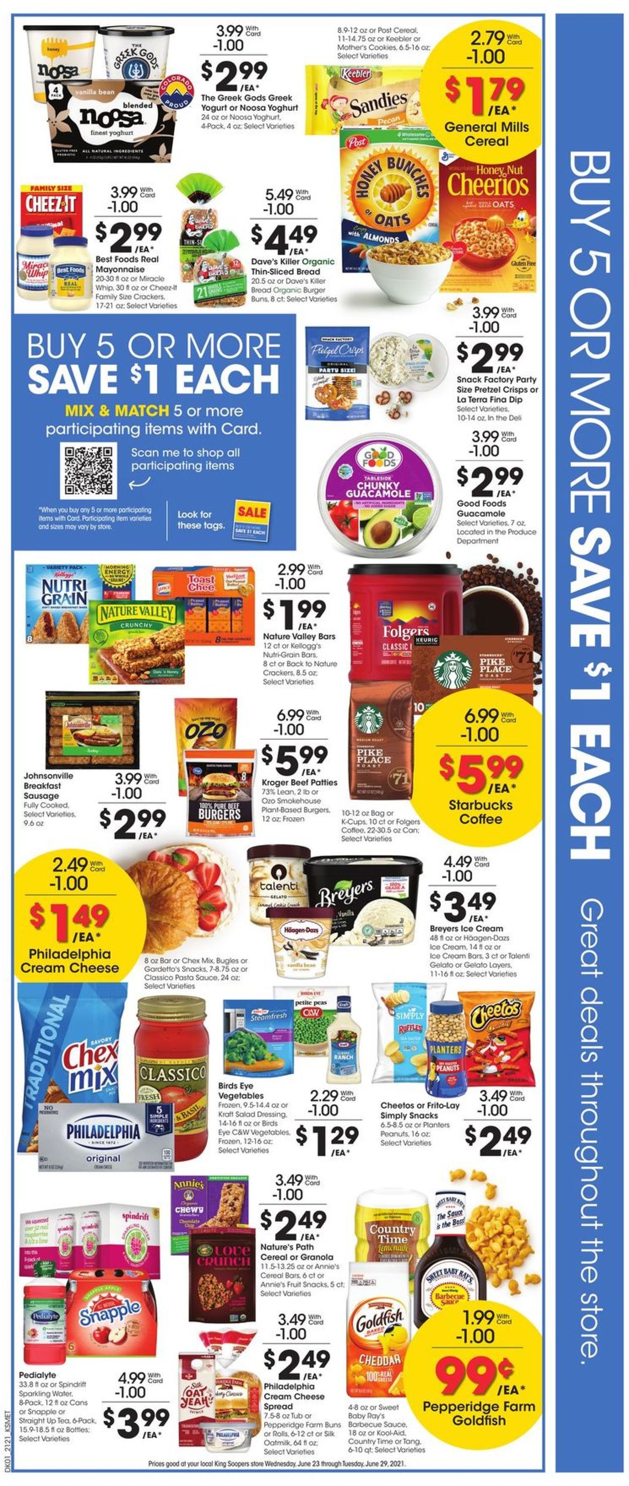 King Soopers Ad from 06/23/2021