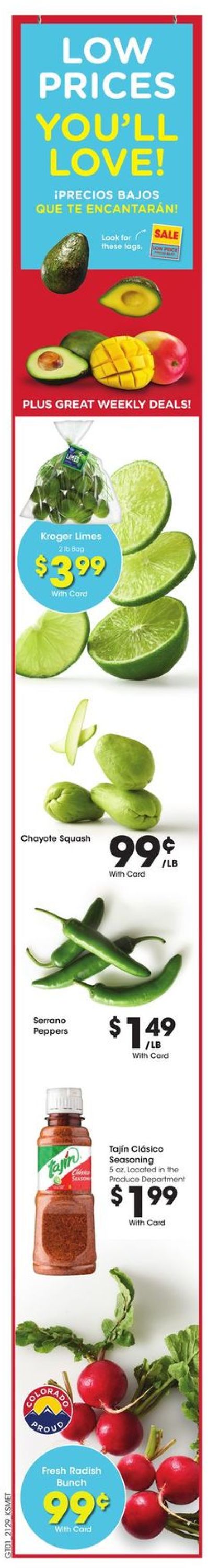 King Soopers Ad from 08/18/2021