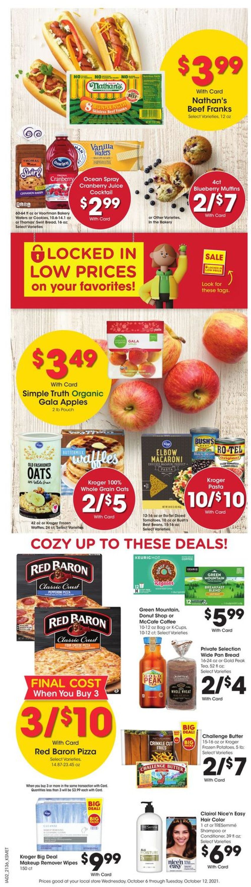 King Soopers Ad from 10/06/2021