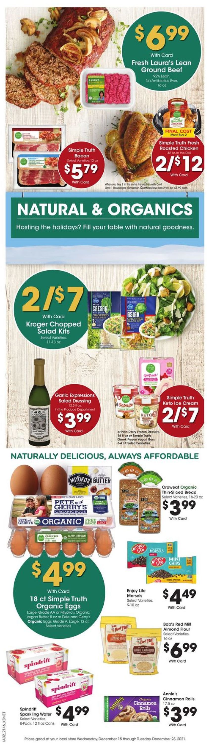 King Soopers Ad from 12/15/2021