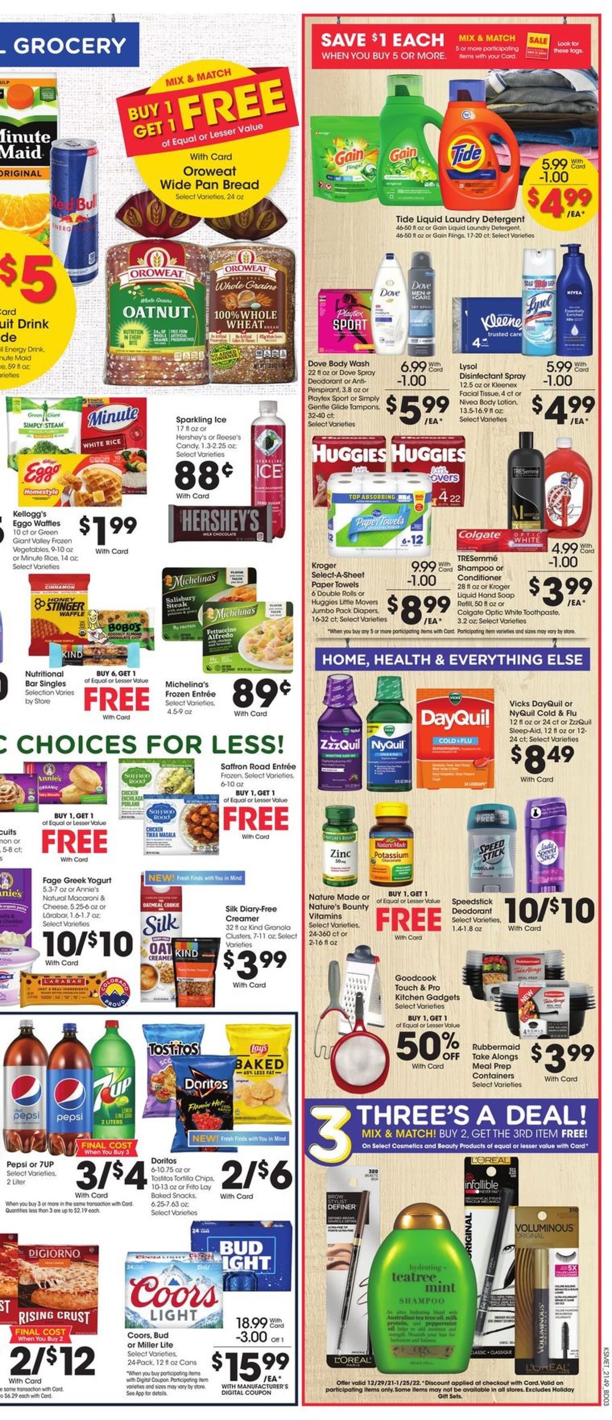 King Soopers Ad from 01/05/2022