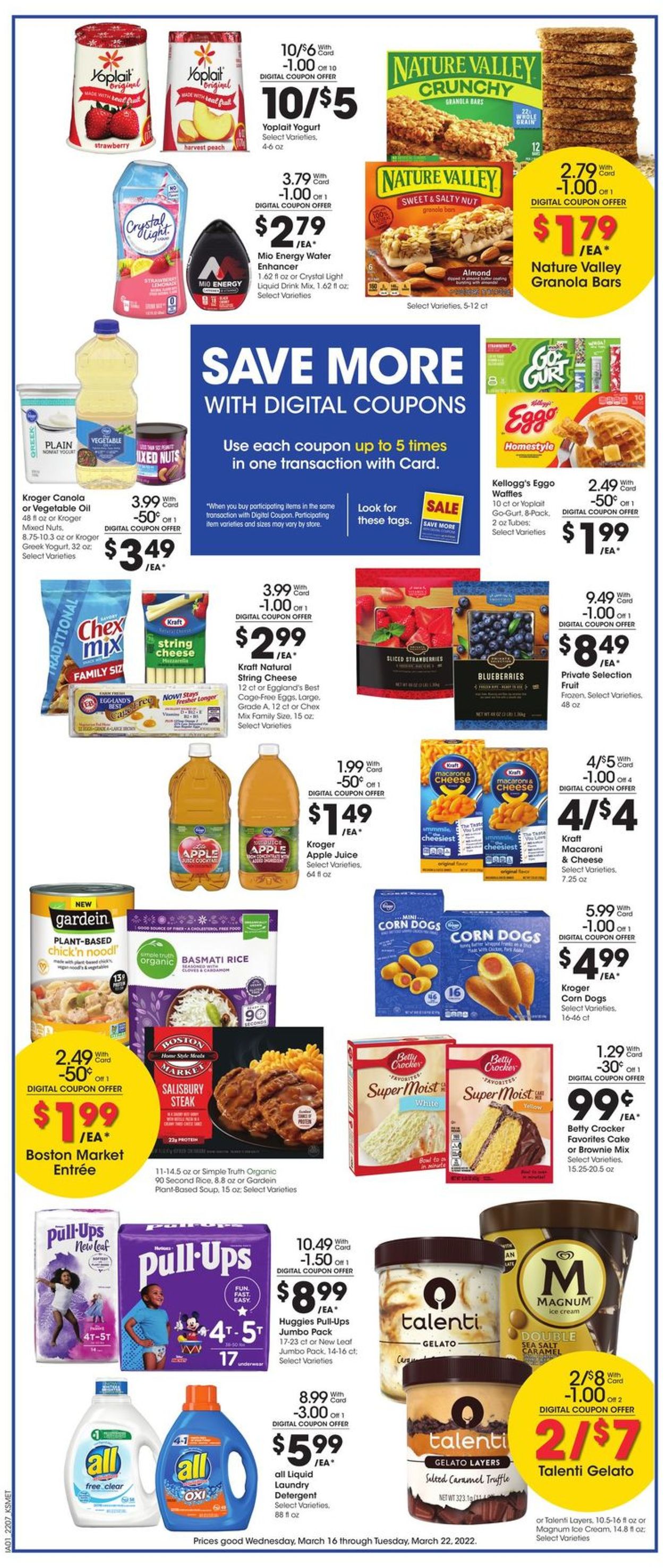 King Soopers Ad from 03/16/2022