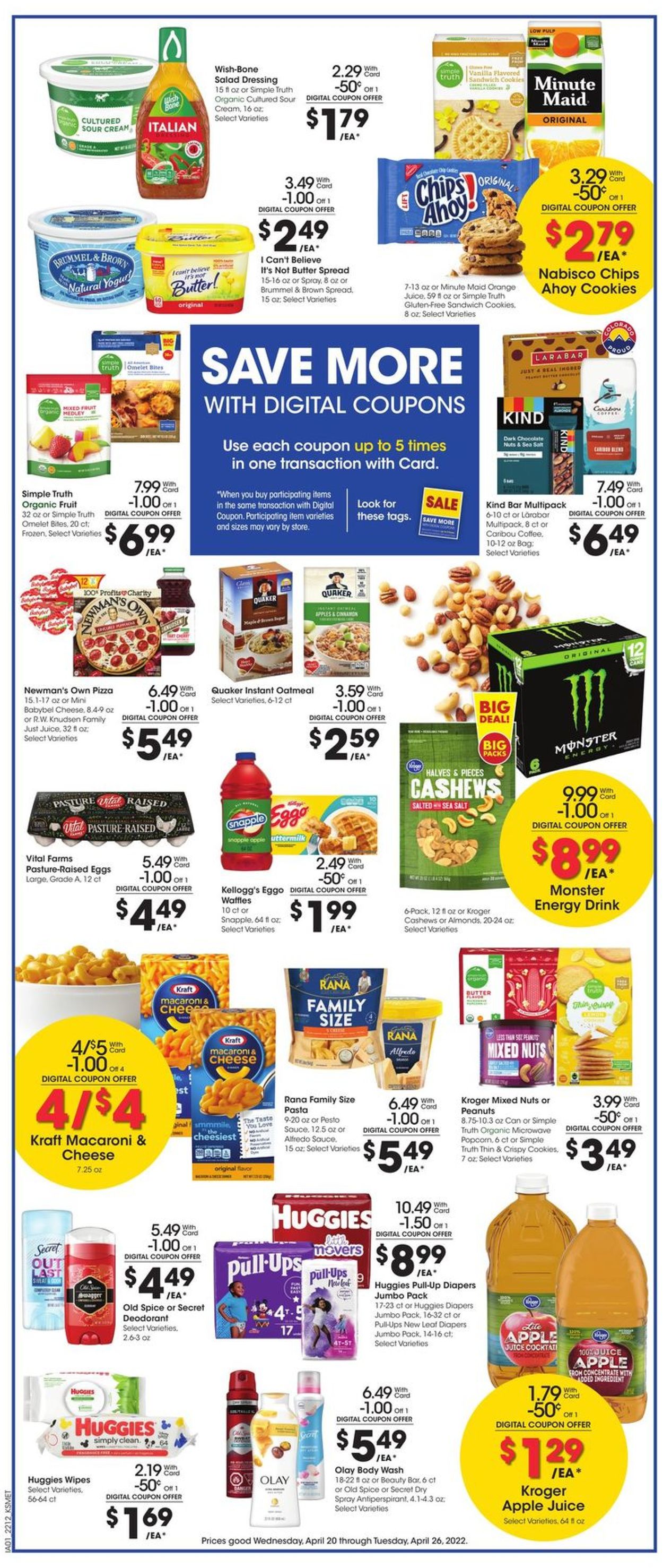 King Soopers Ad from 04/20/2022
