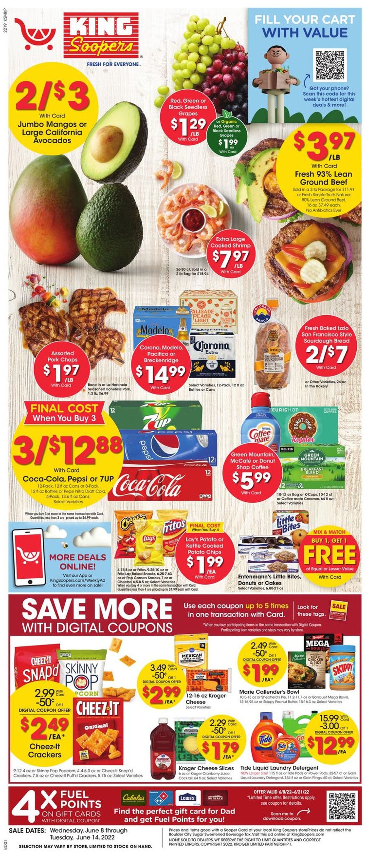 King Soopers Ad from 06/08/2022