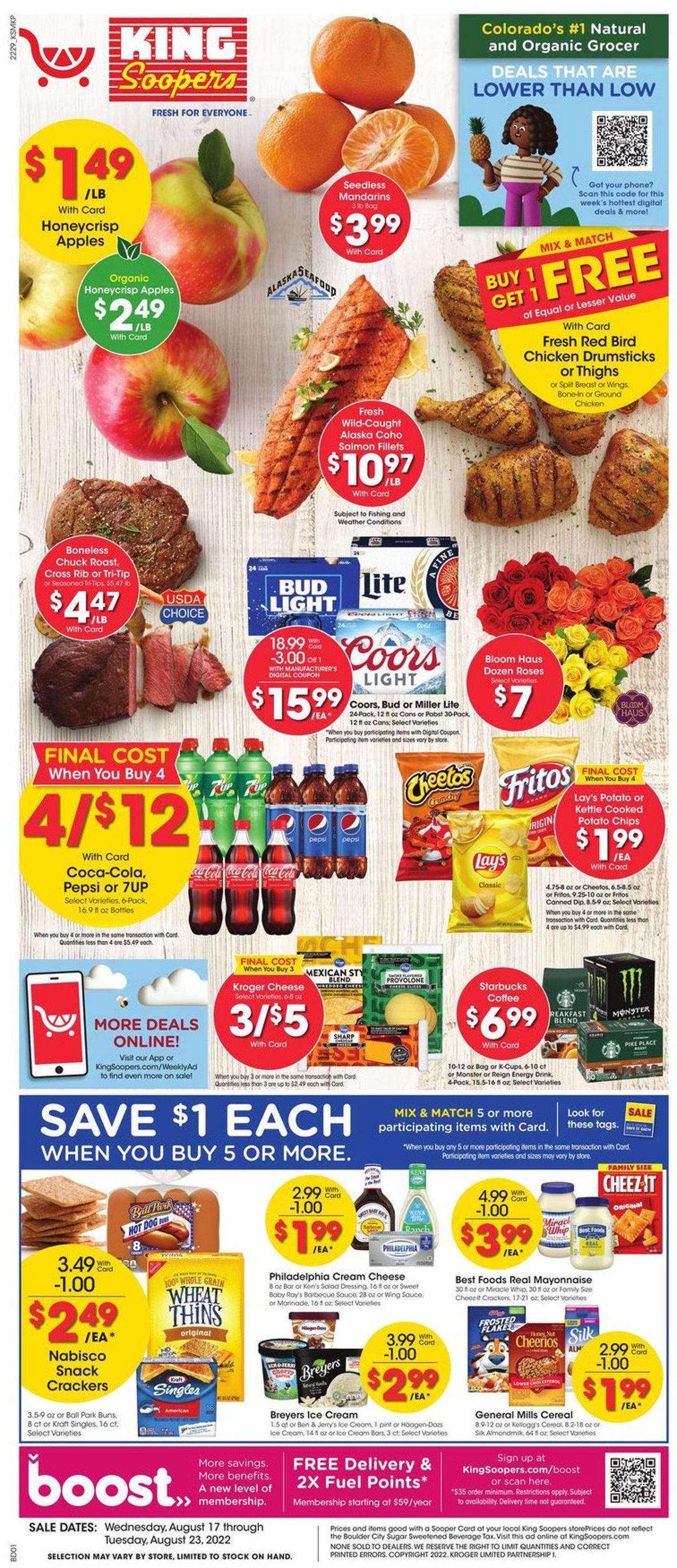 King Soopers Ad from 08/17/2022