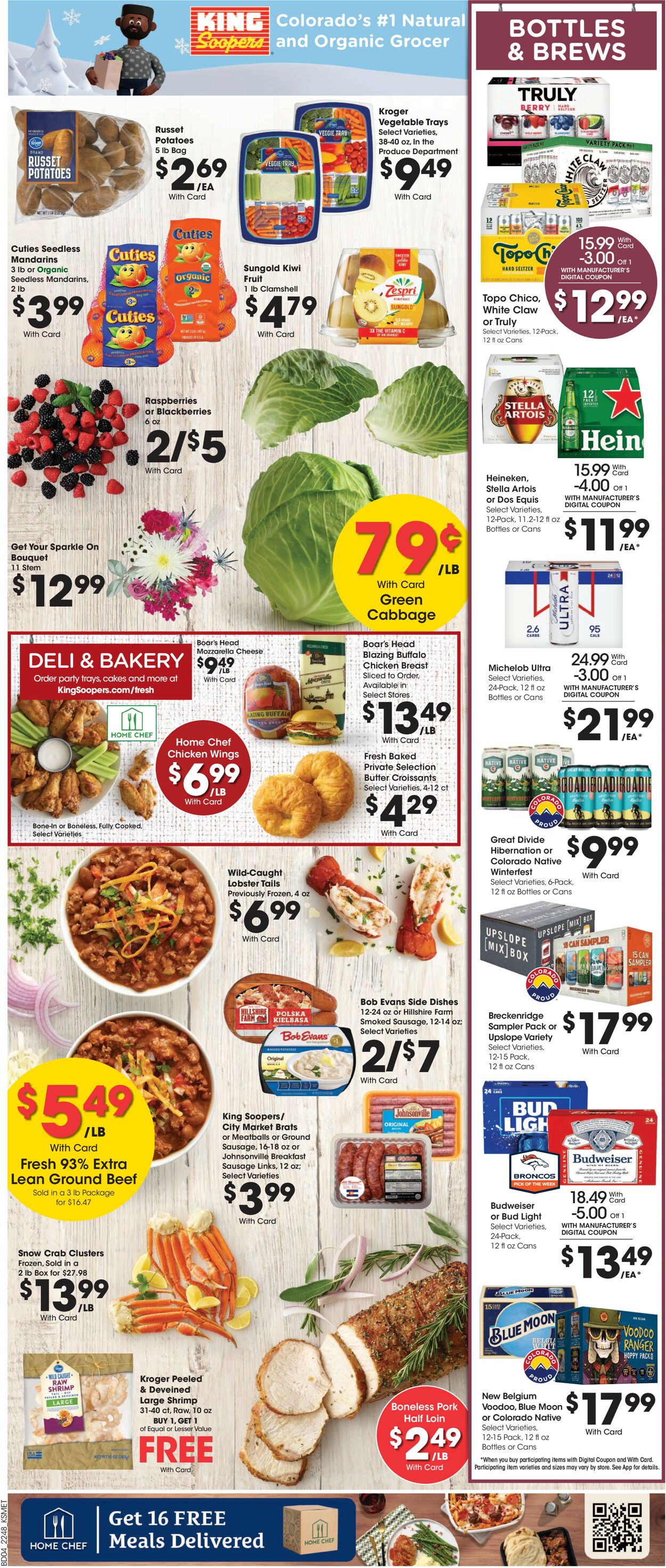 King Soopers Ad from 12/28/2022
