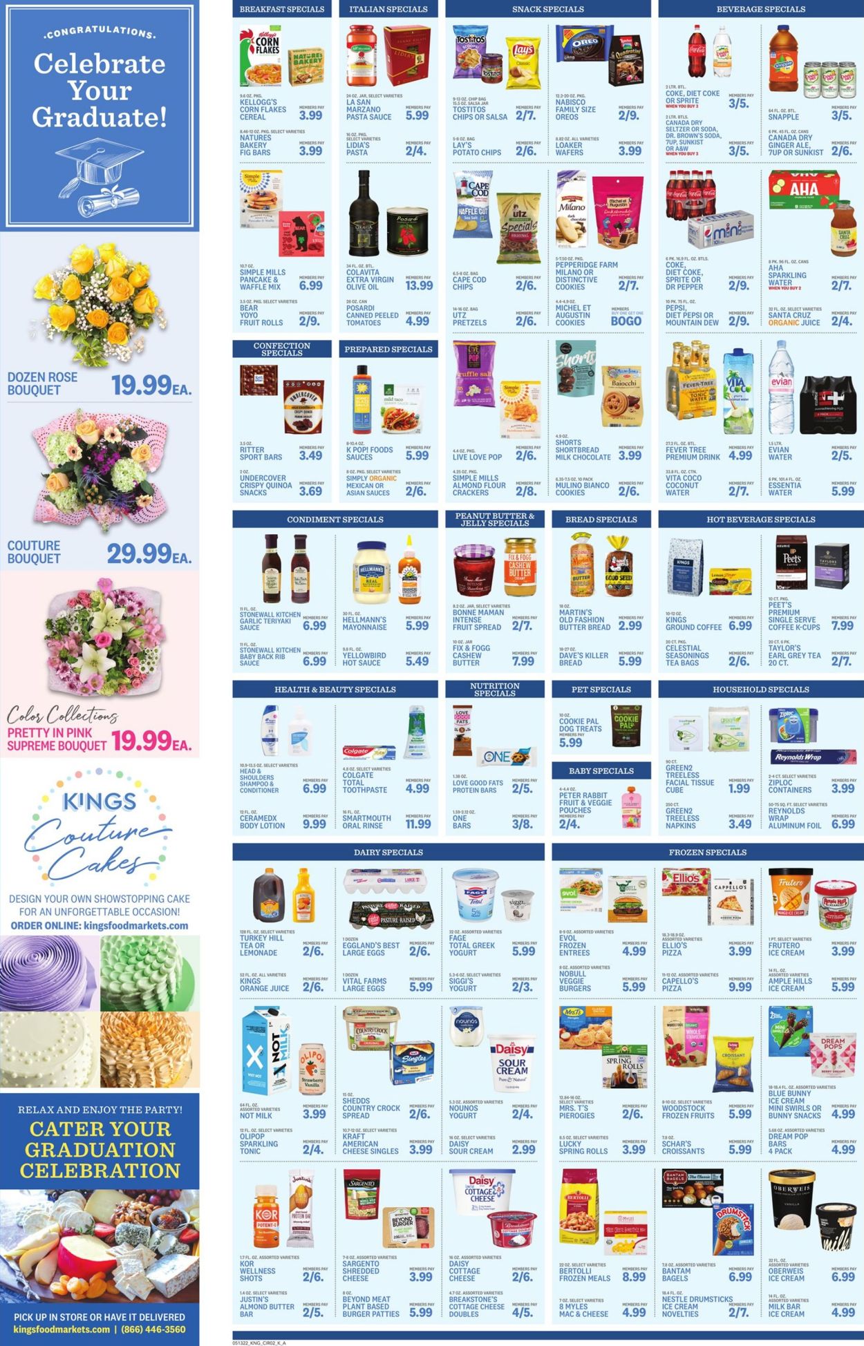 Kings Food Markets Ad from 05/13/2022