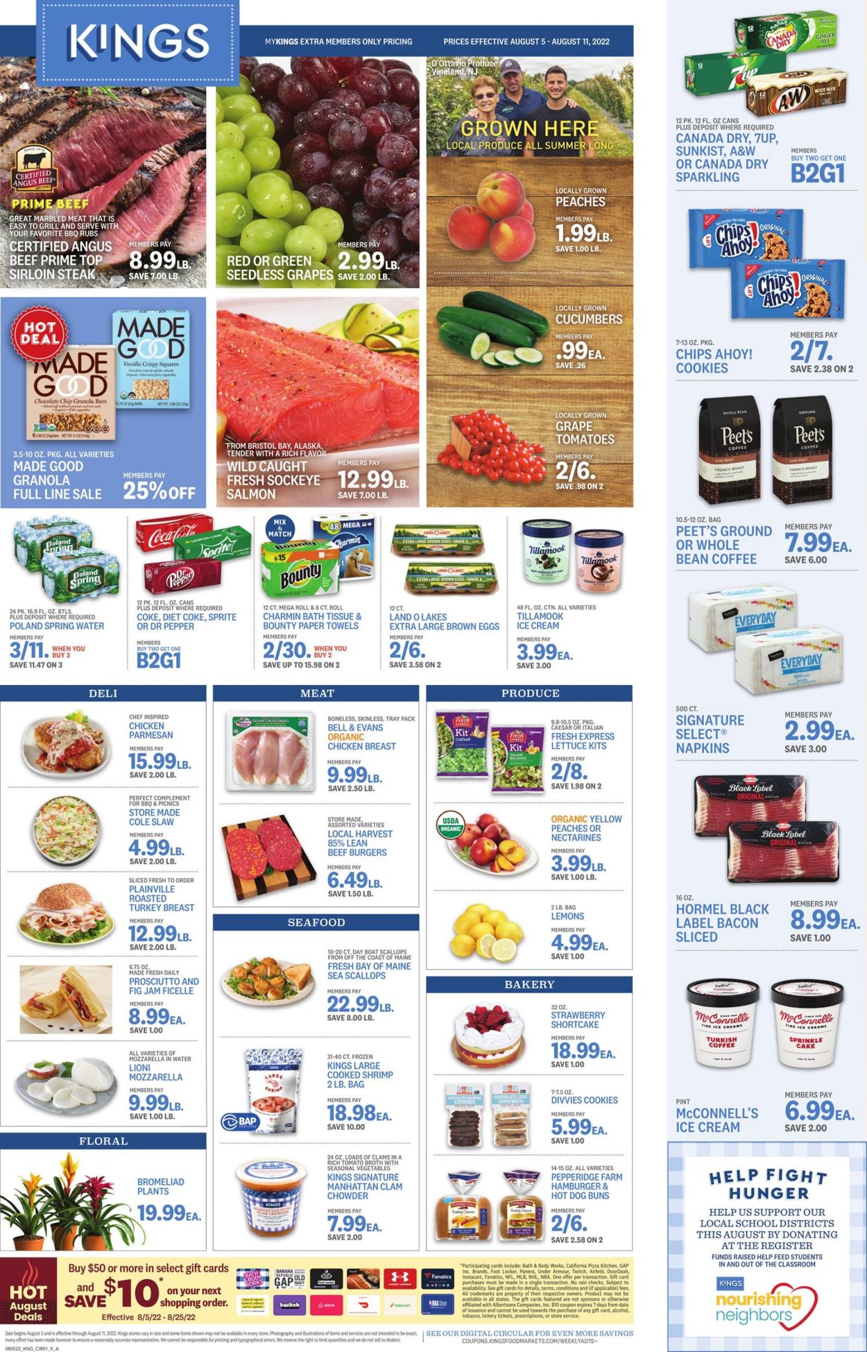 Kings Food Markets Ad from 08/05/2022