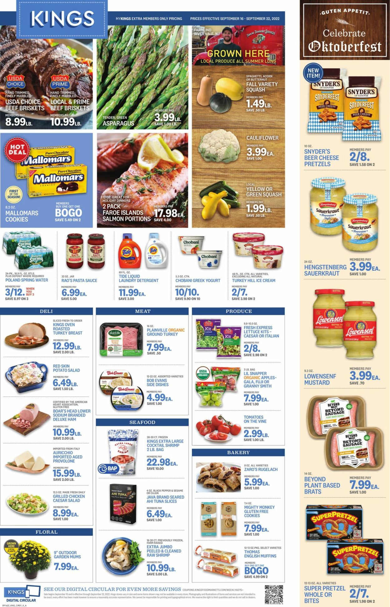 Kings Food Markets Ad from 09/16/2022