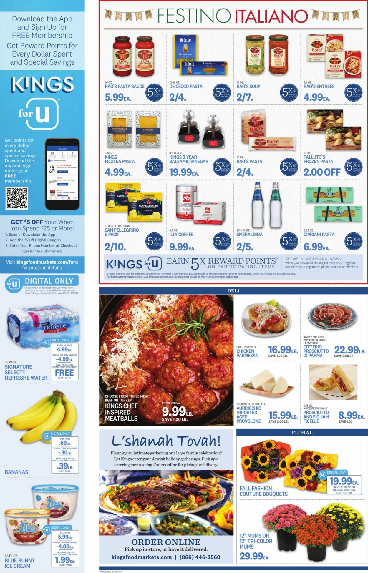Kings Food Markets Ad from 09/30/2022