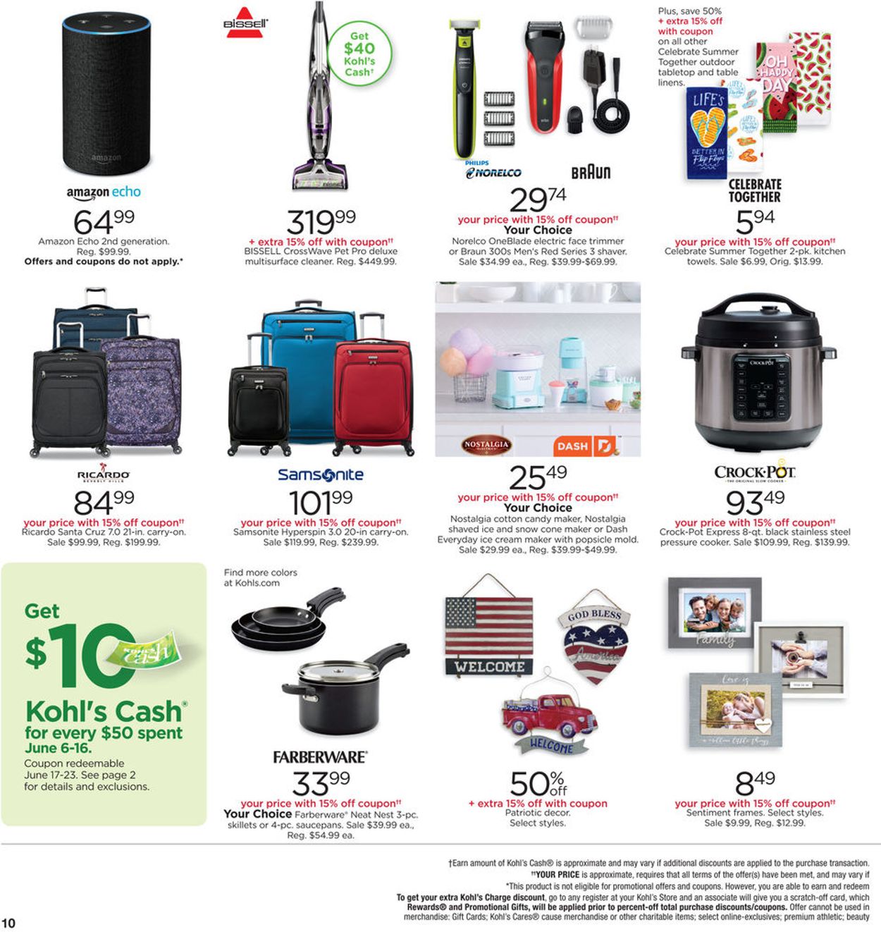 Kohl's Ad from 06/13/2019
