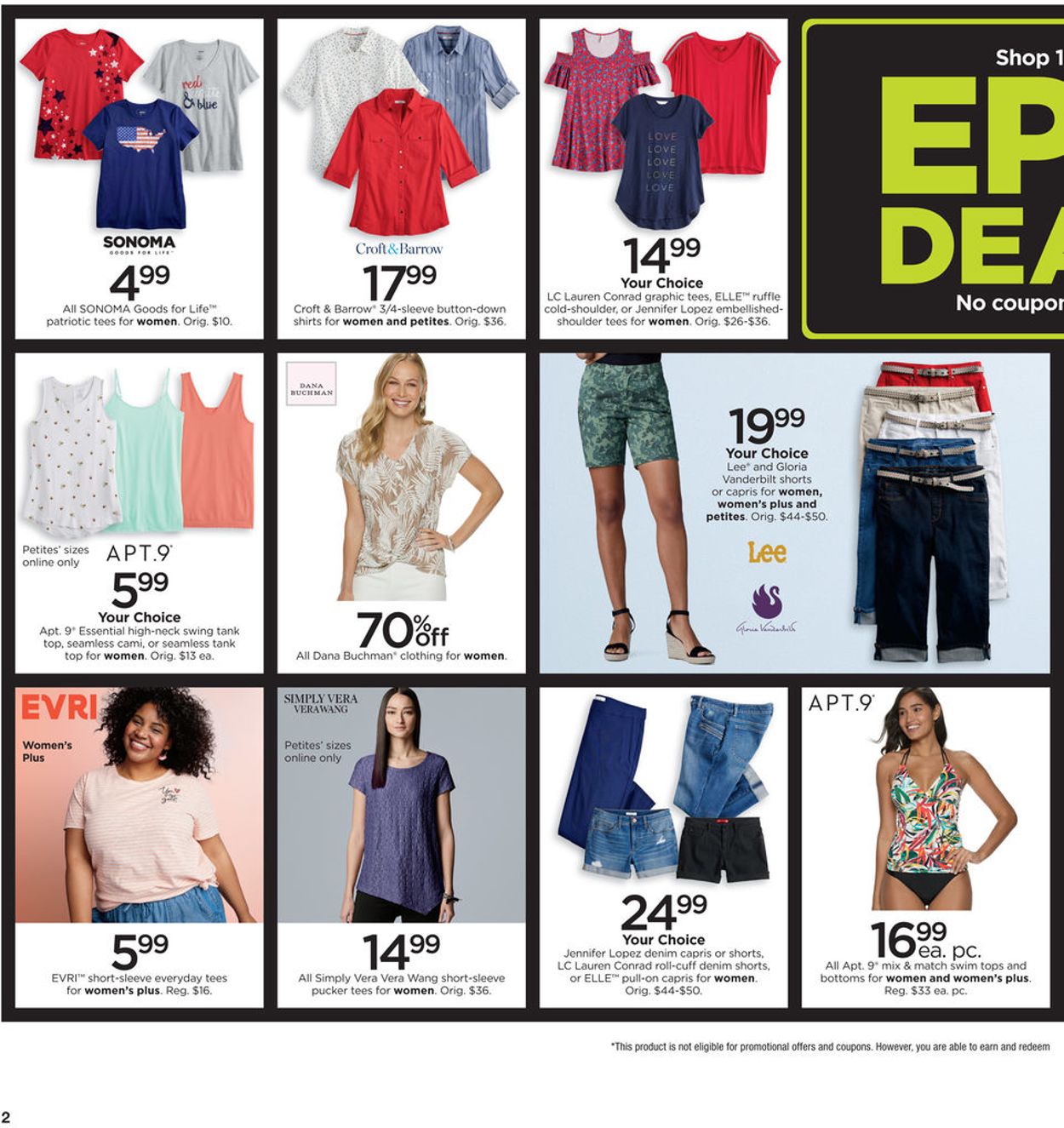 Kohl's Ad from 06/26/2019