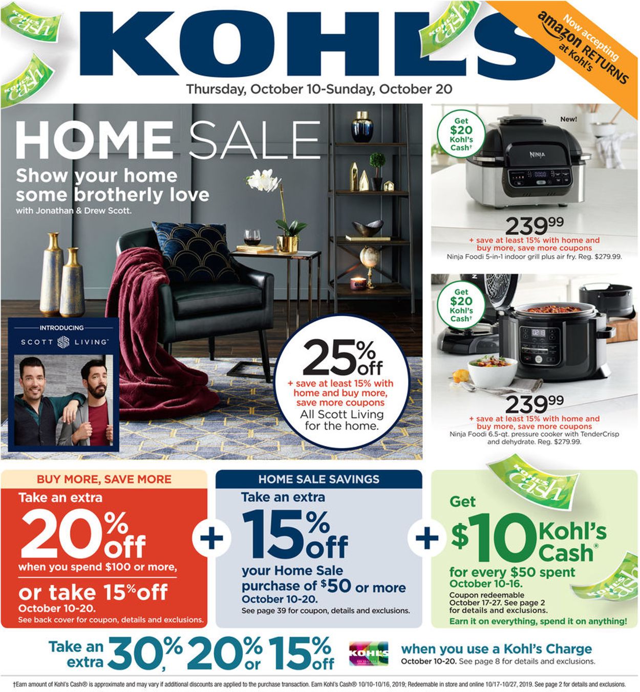 Kohl's Ad from 10/13/2019
