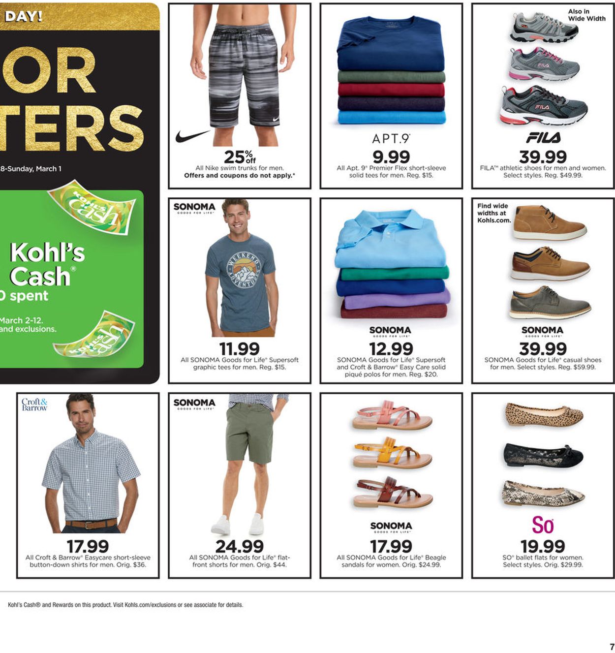 Kohl's Ad from 02/28/2020