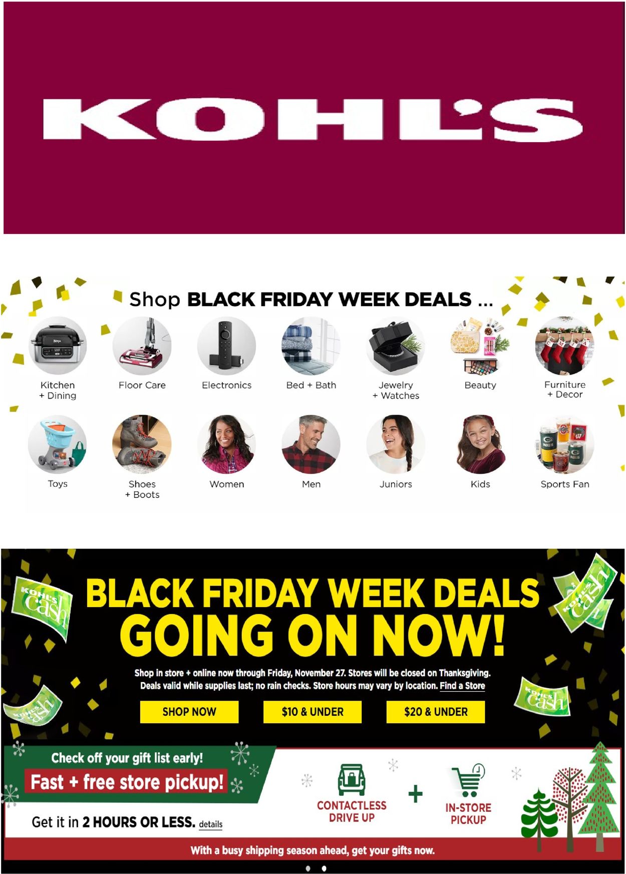 Kohl's Ad from 11/25/2020