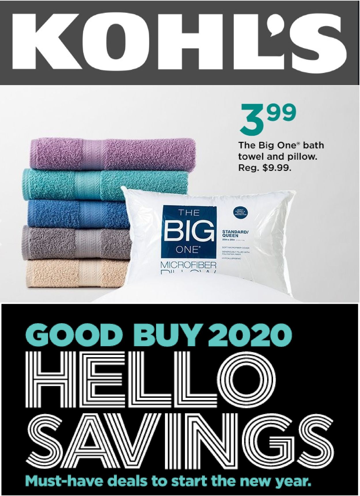 Kohl's Ad from 12/28/2020