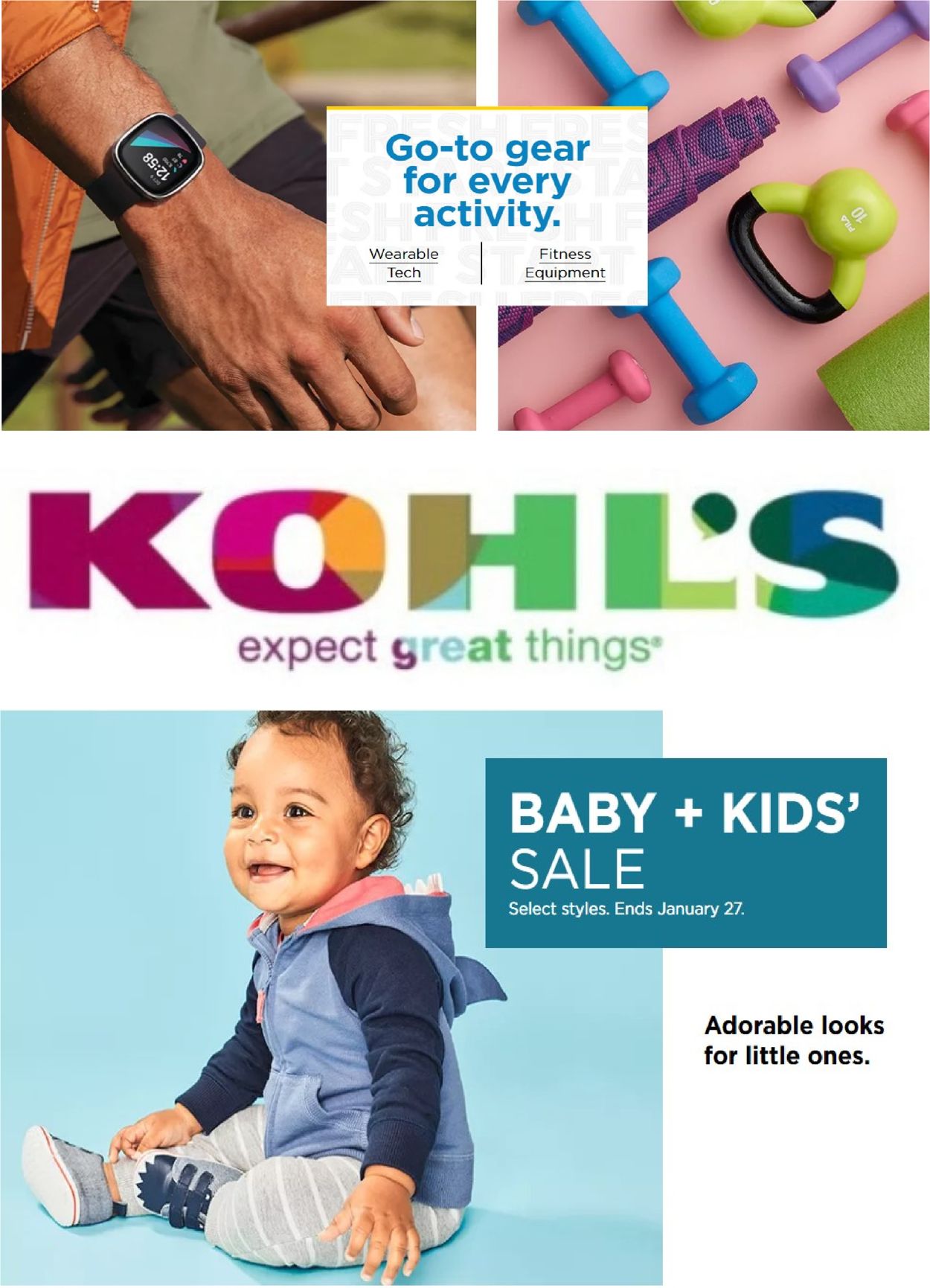 Kohl's Ad from 01/20/2021
