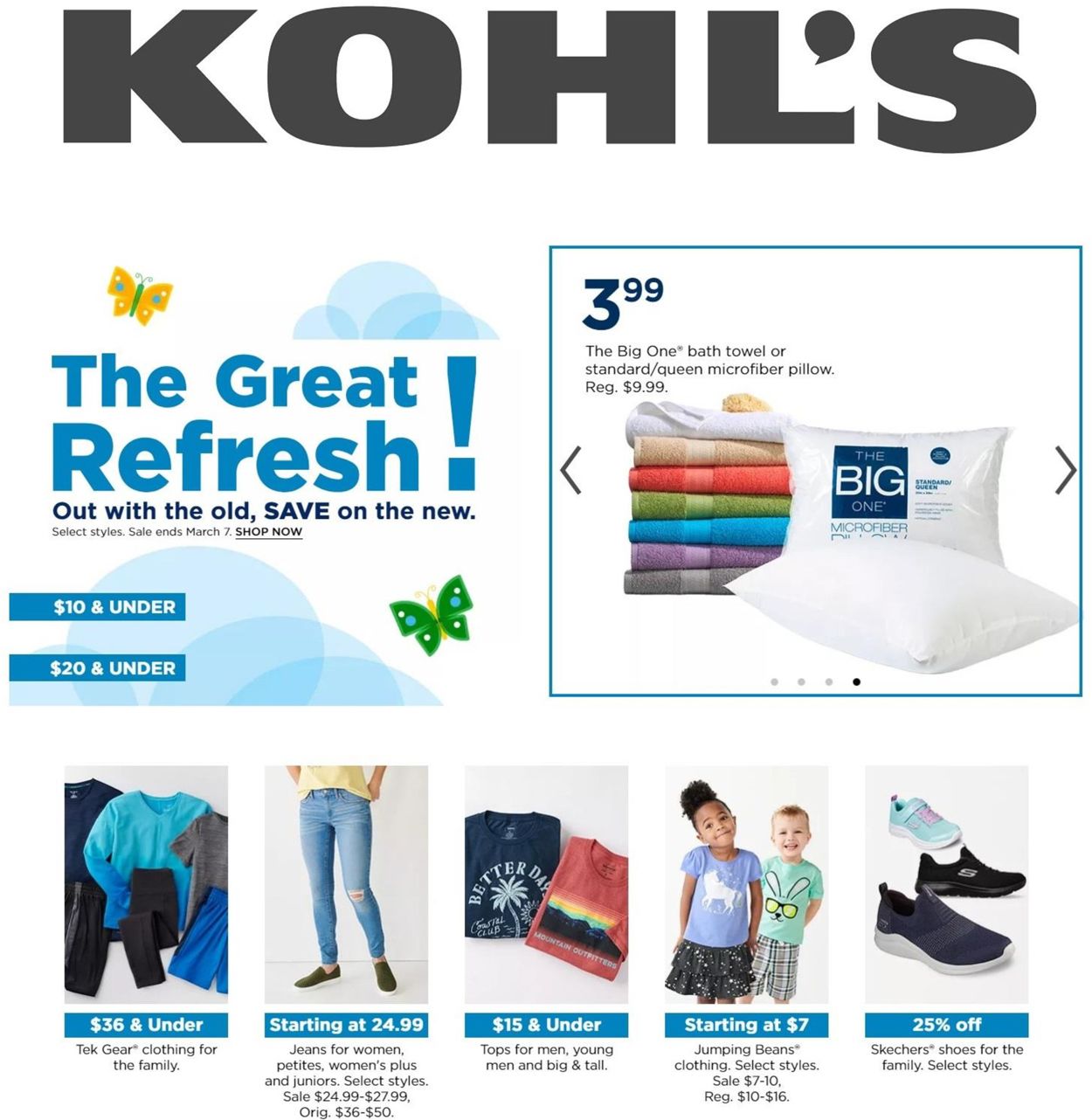 Kohl's Ad from 03/03/2021