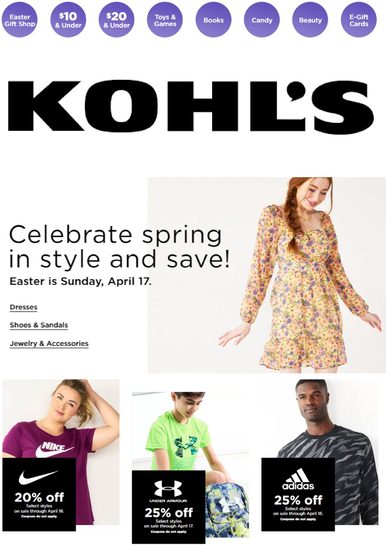 Kohl's Ad from 04/13/2022