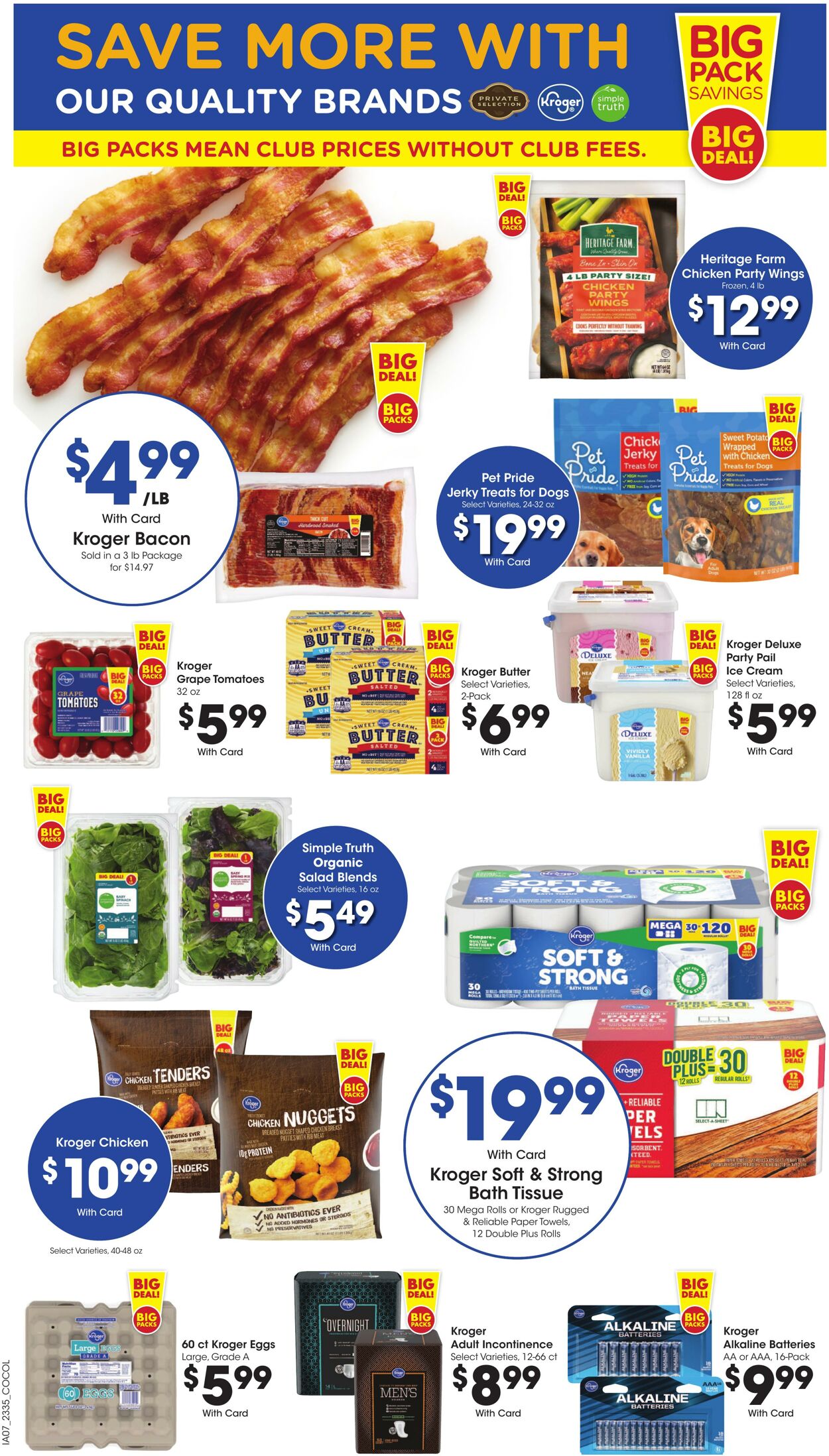 Kroger Ad from 09/27/2023
