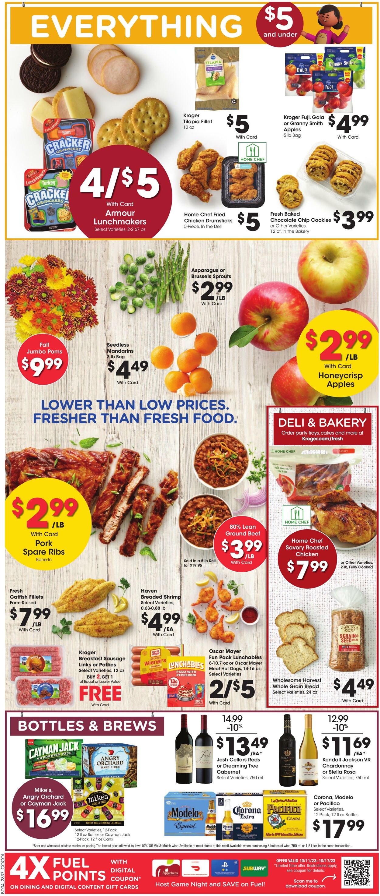 Kroger Ad from 10/11/2023