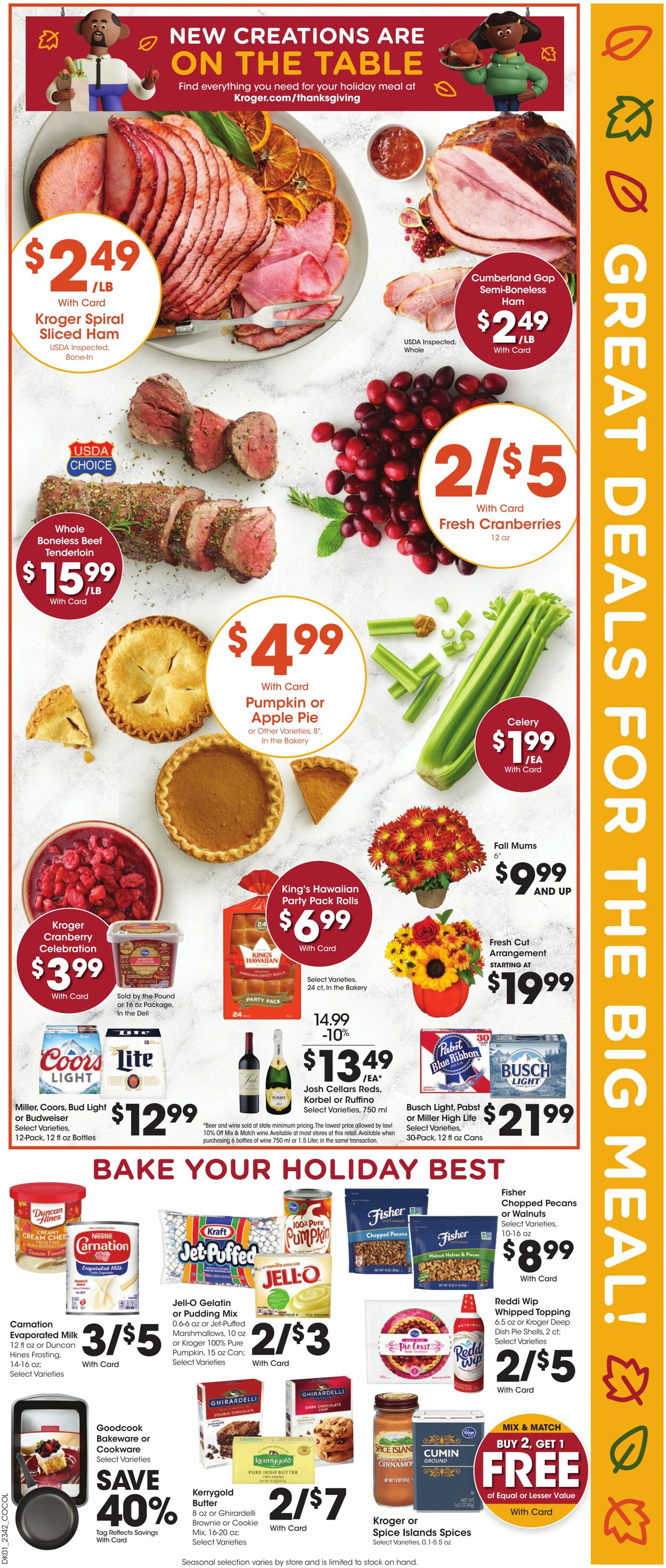 Kroger Ad from 11/15/2023