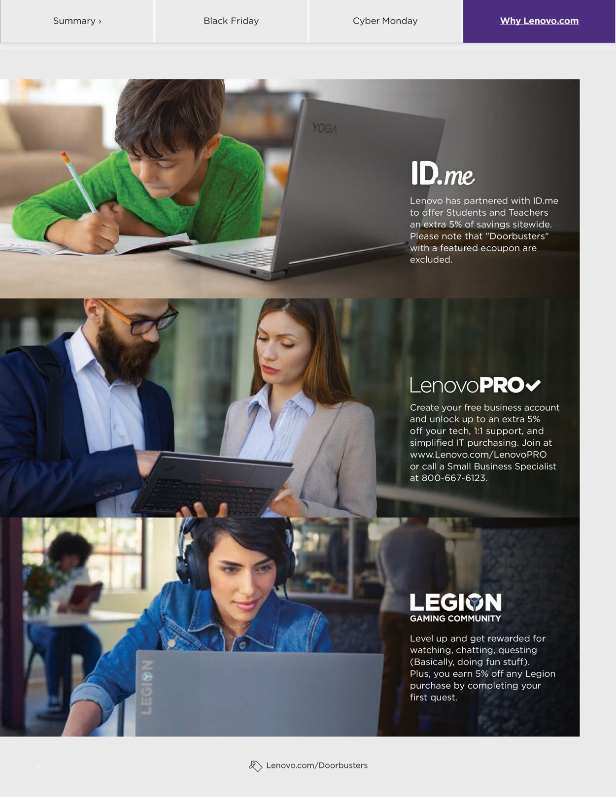 Lenovo Ad from 10/18/2021