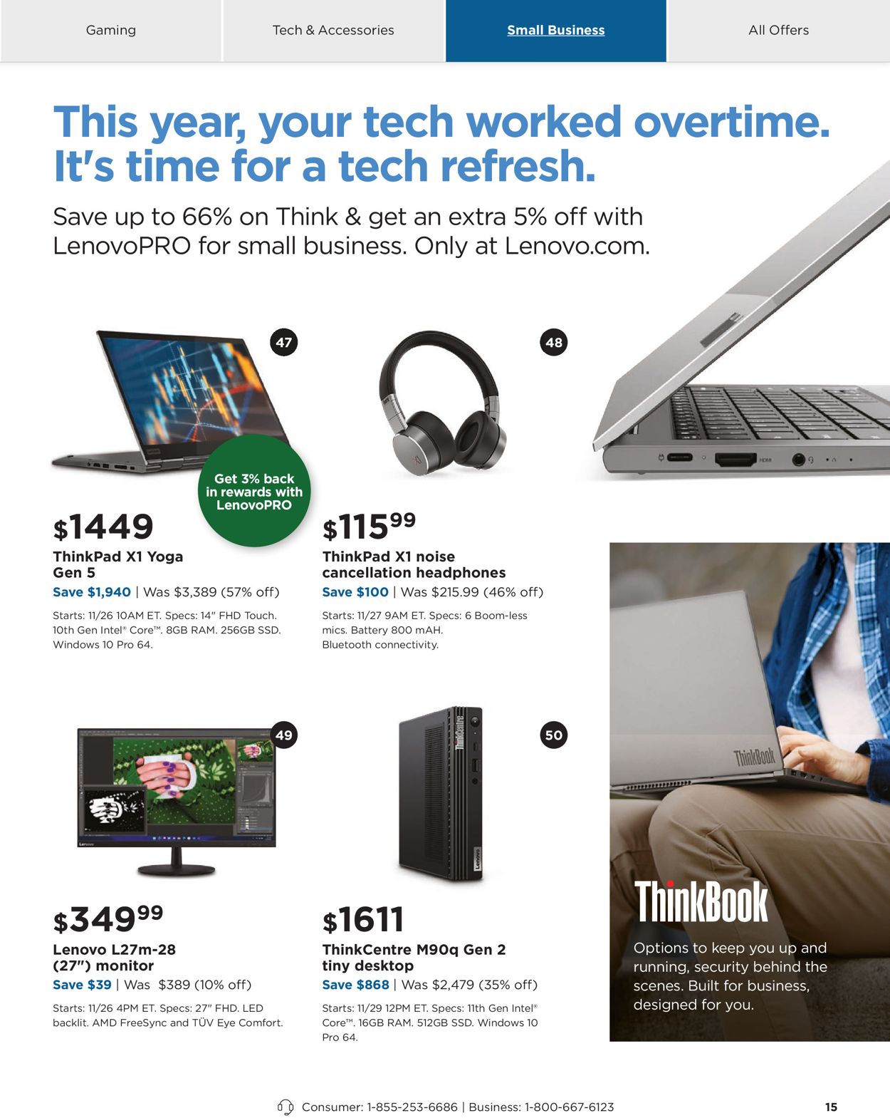 Lenovo Ad from 10/18/2021