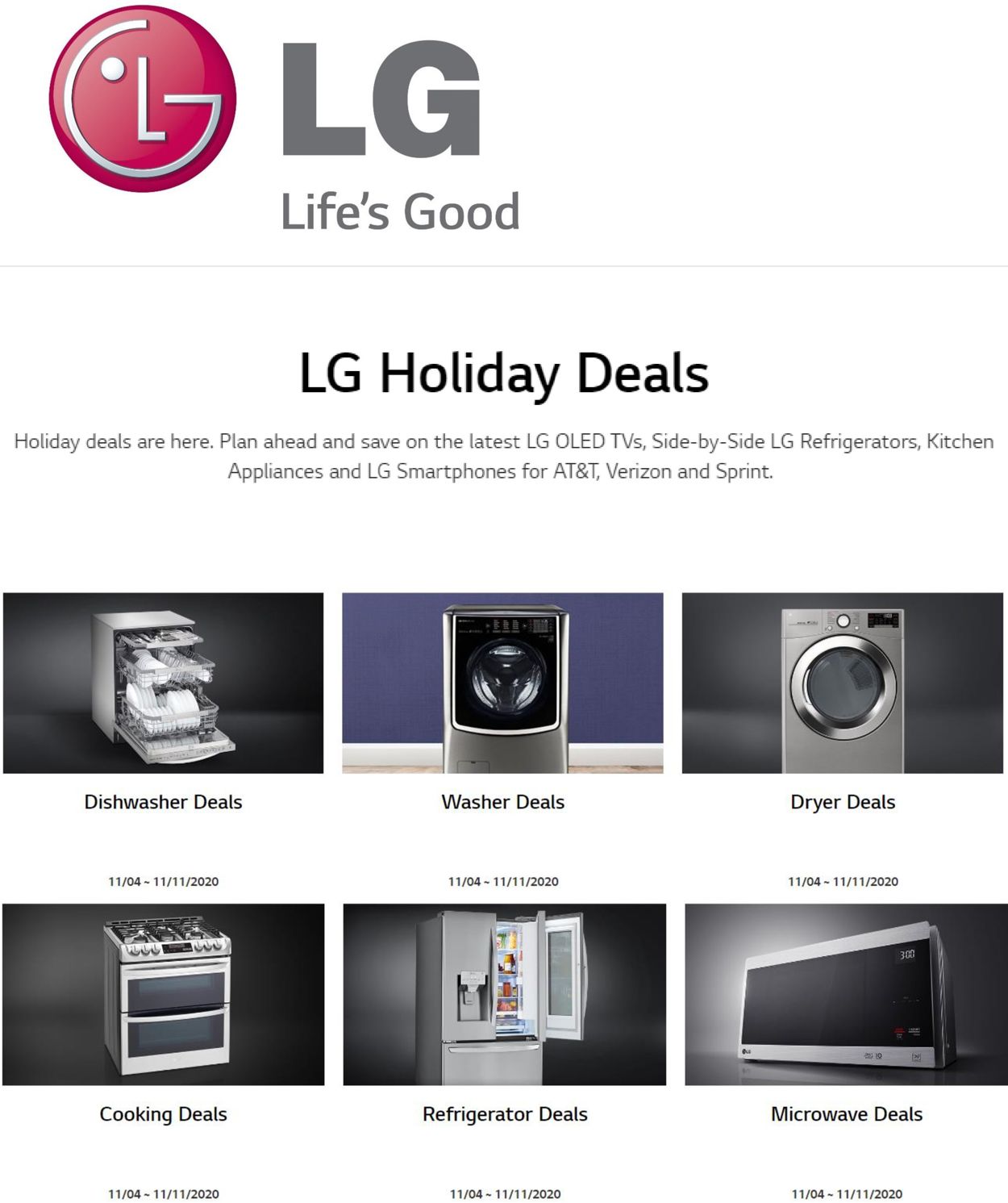 LG Ad from 11/04/2020