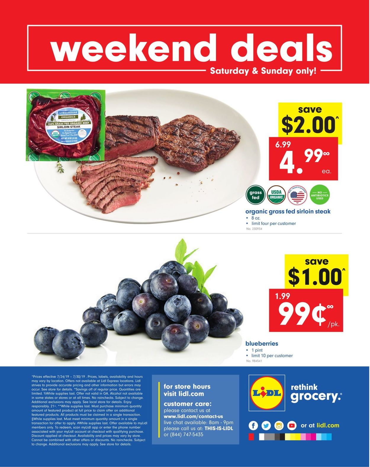 Lidl Ad from 07/24/2019