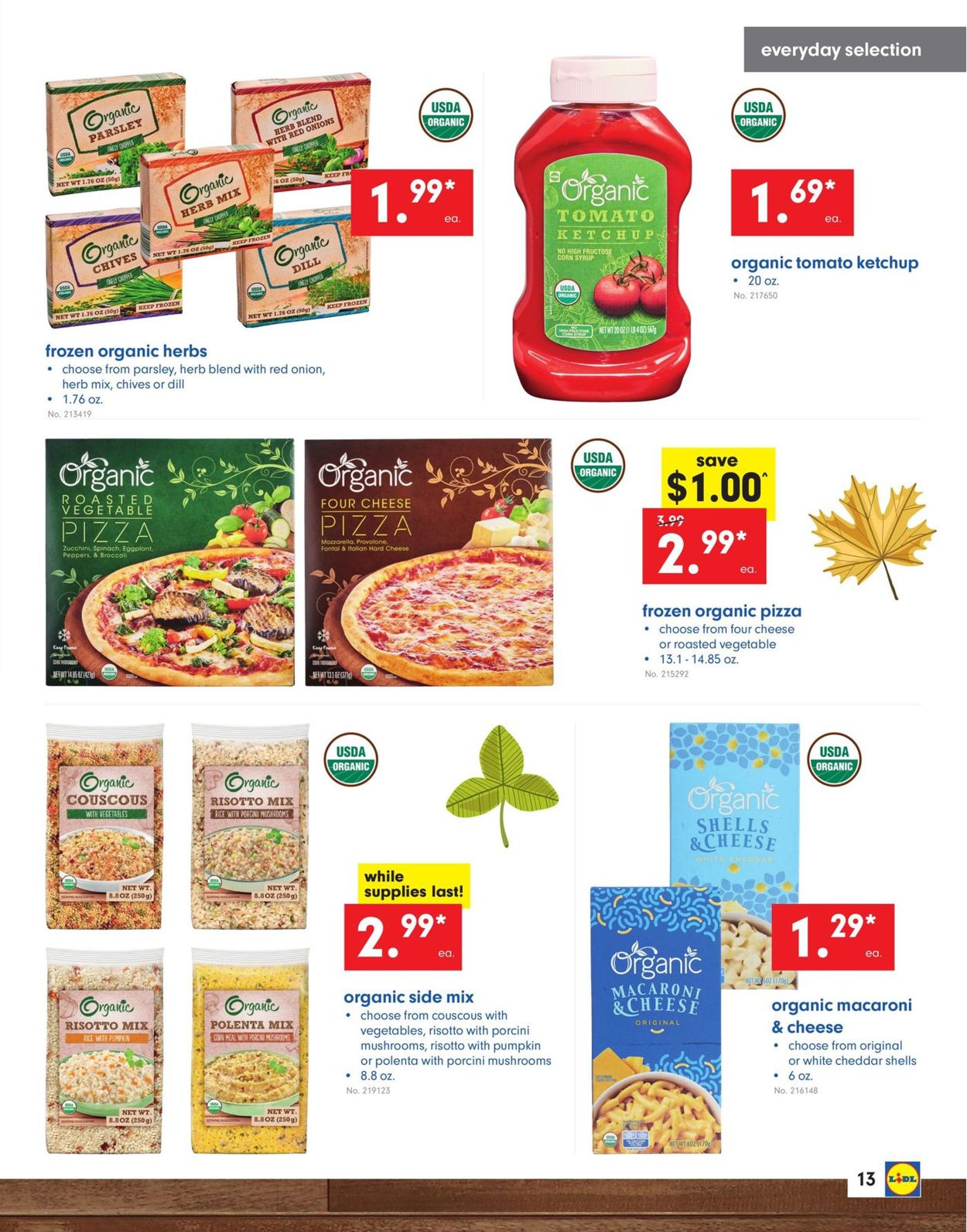 Lidl Ad from 09/04/2019