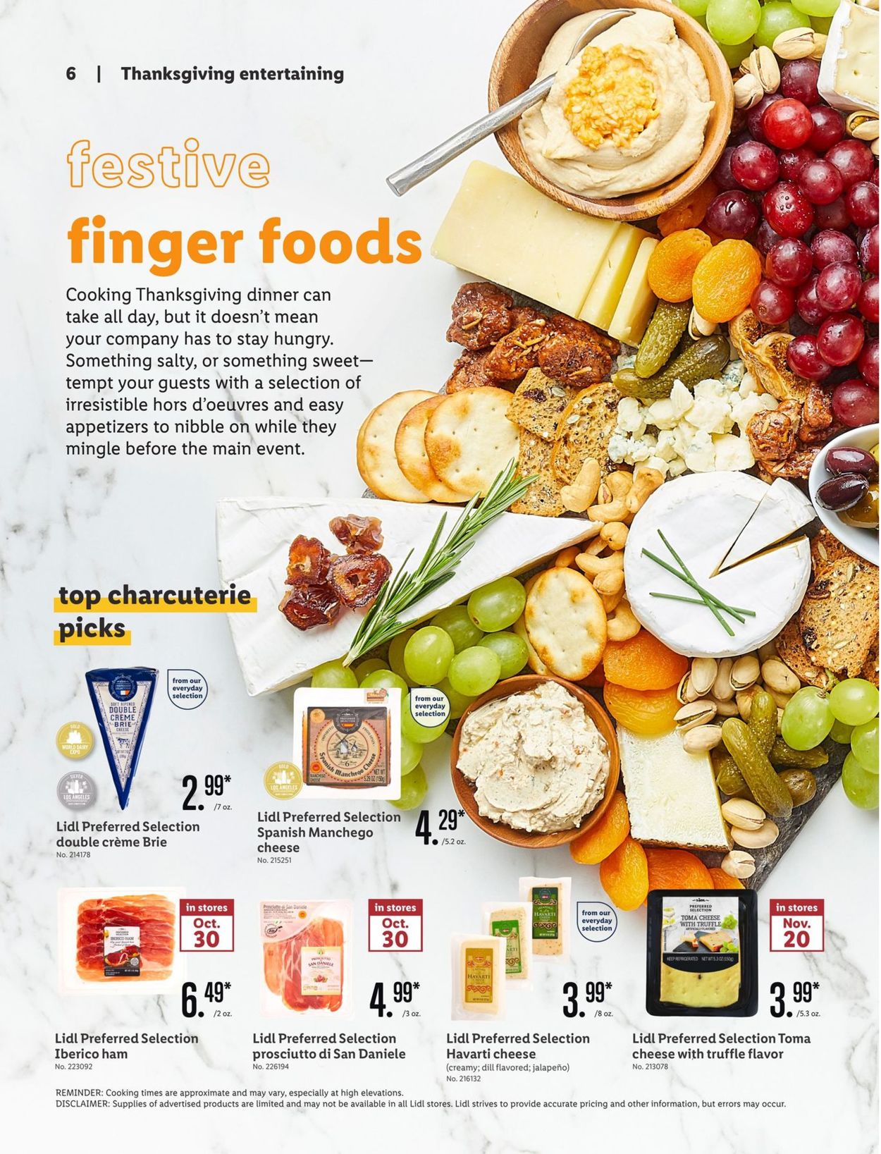 Lidl Ad from 10/29/2019