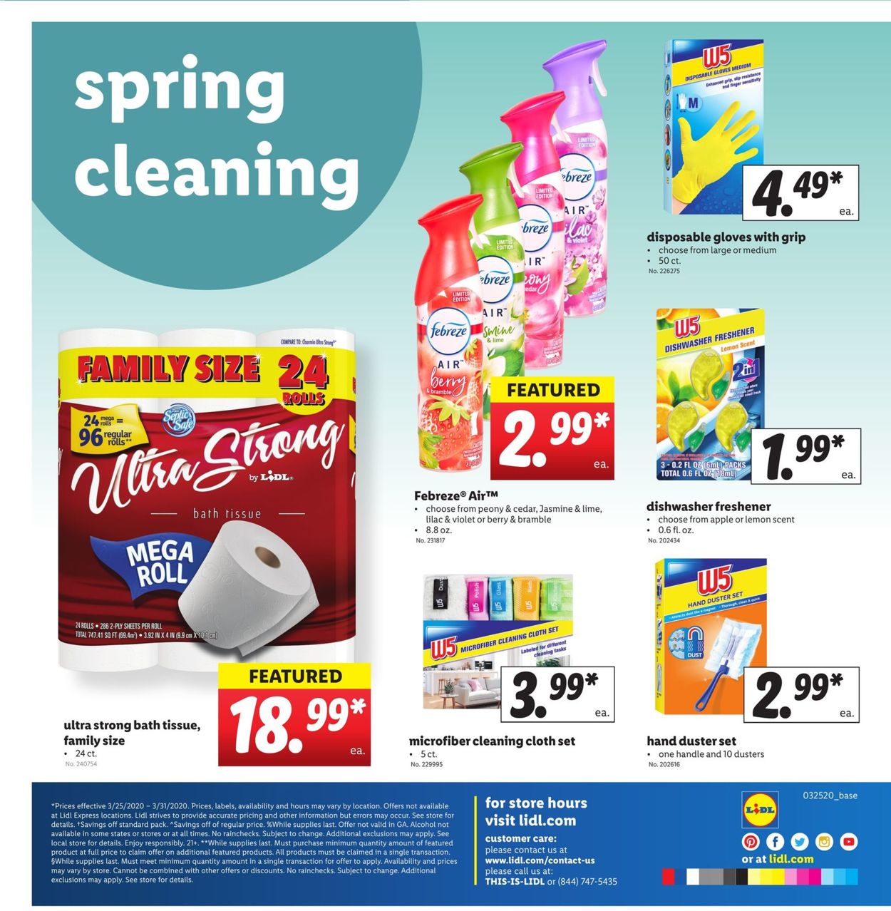 Lidl Ad from 03/25/2020