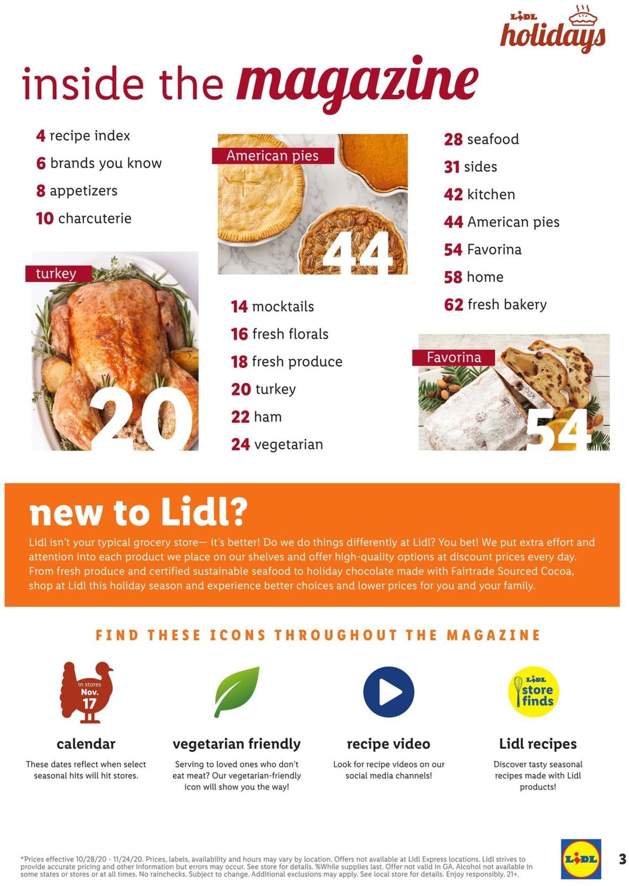 Lidl Ad from 10/28/2020