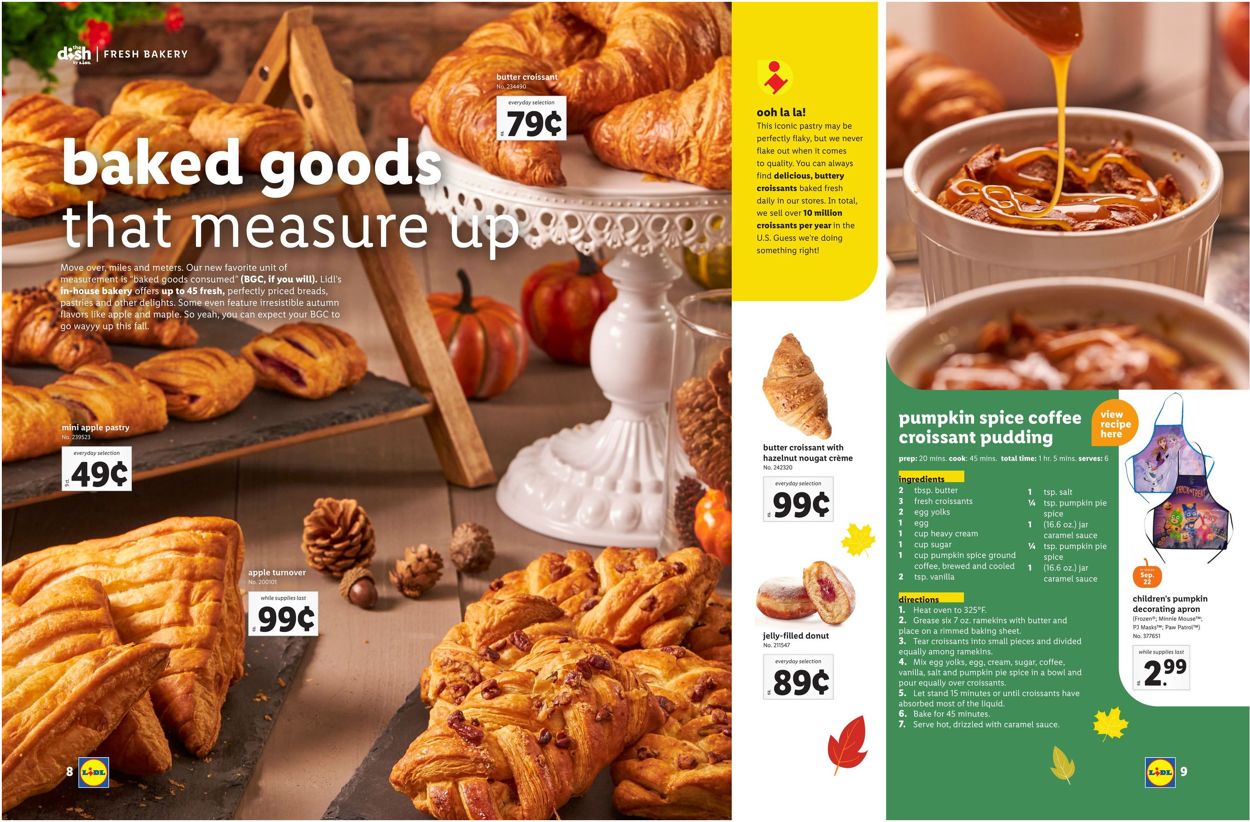 Lidl Ad from 09/08/2021