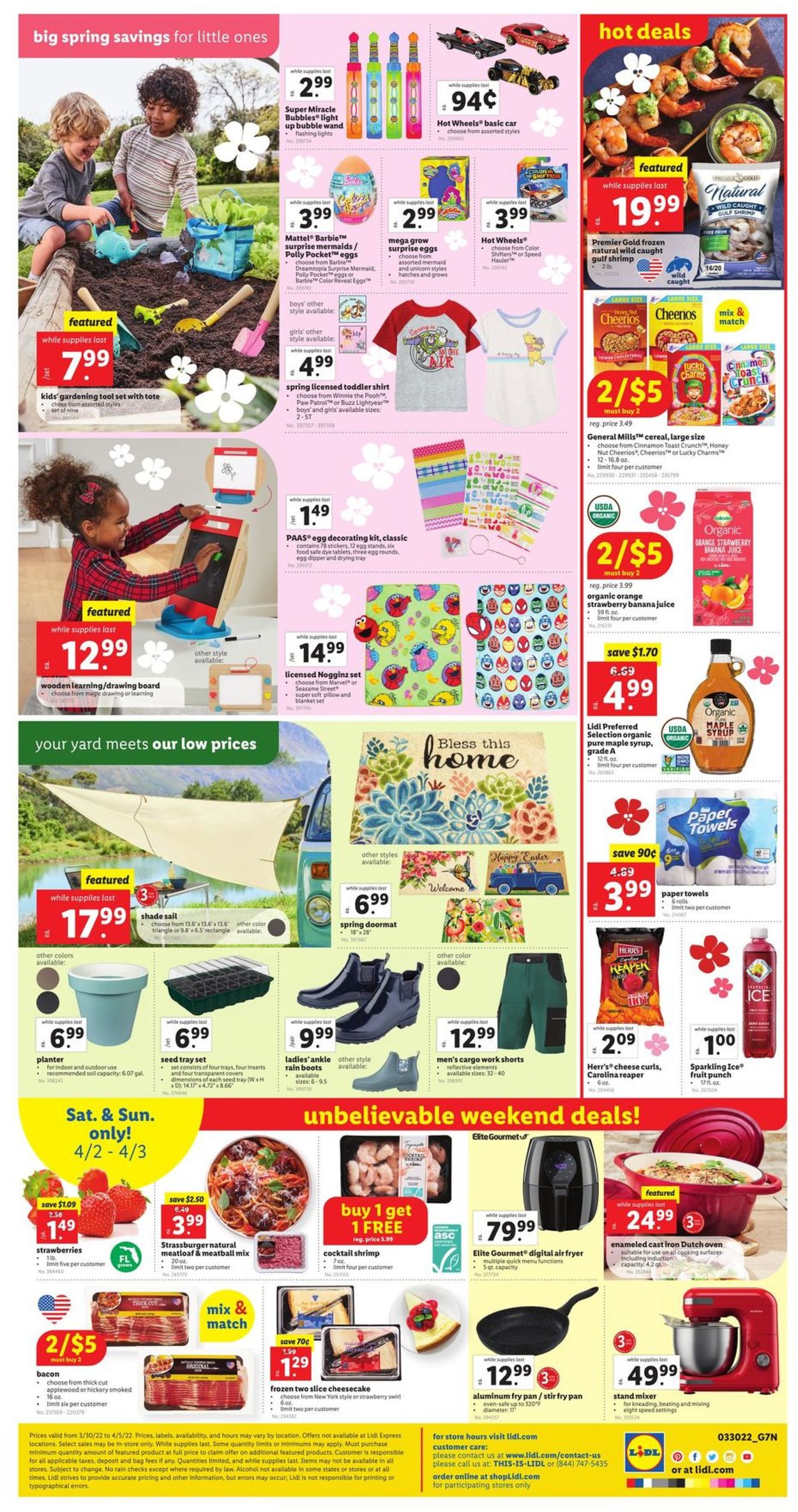 Lidl Ad from 03/30/2022