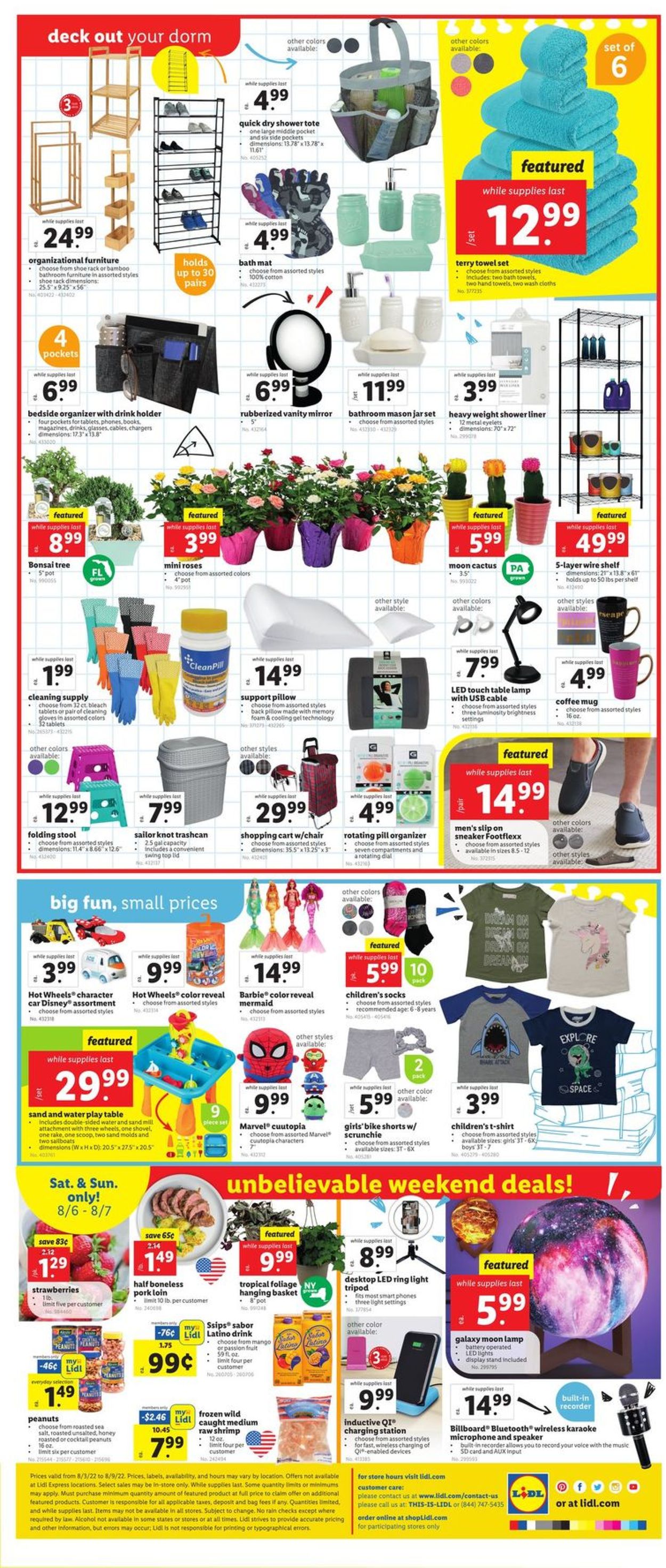 Lidl Ad from 08/03/2022