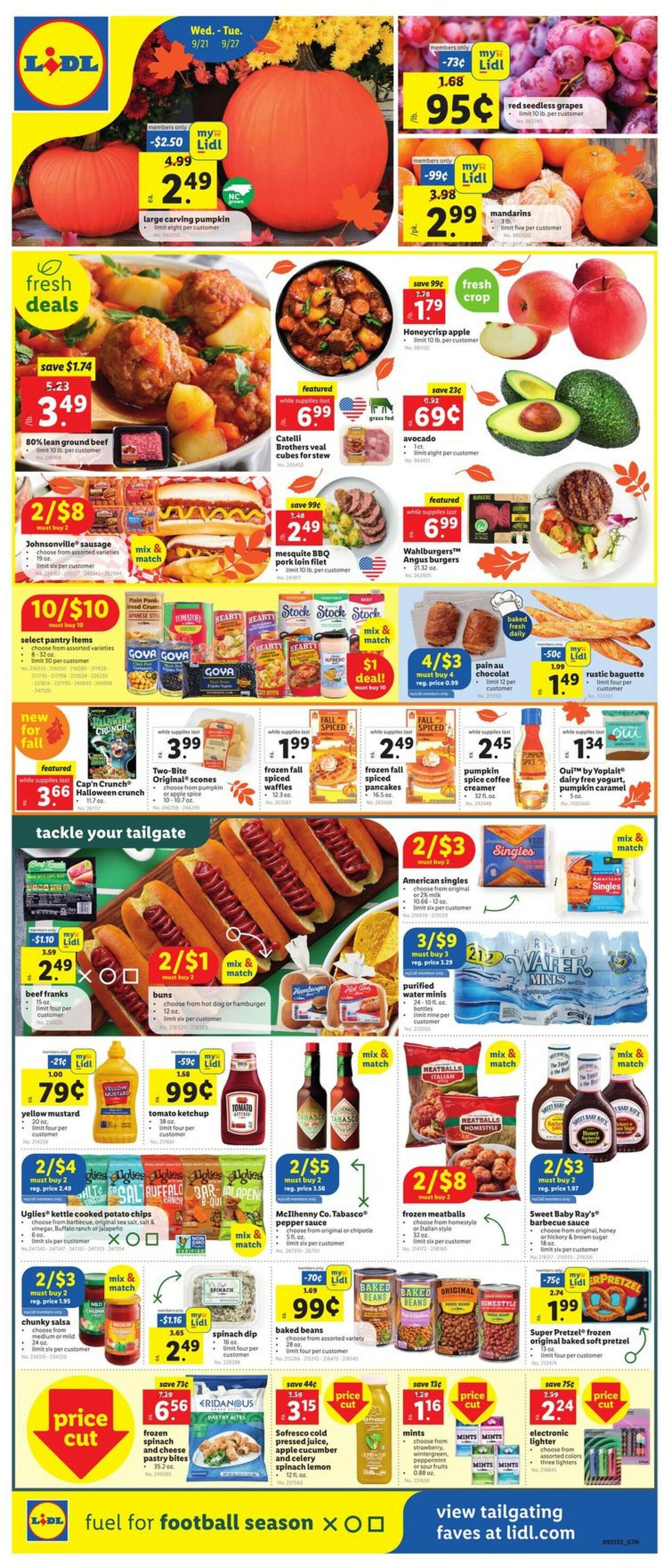 Lidl Ad from 09/21/2022