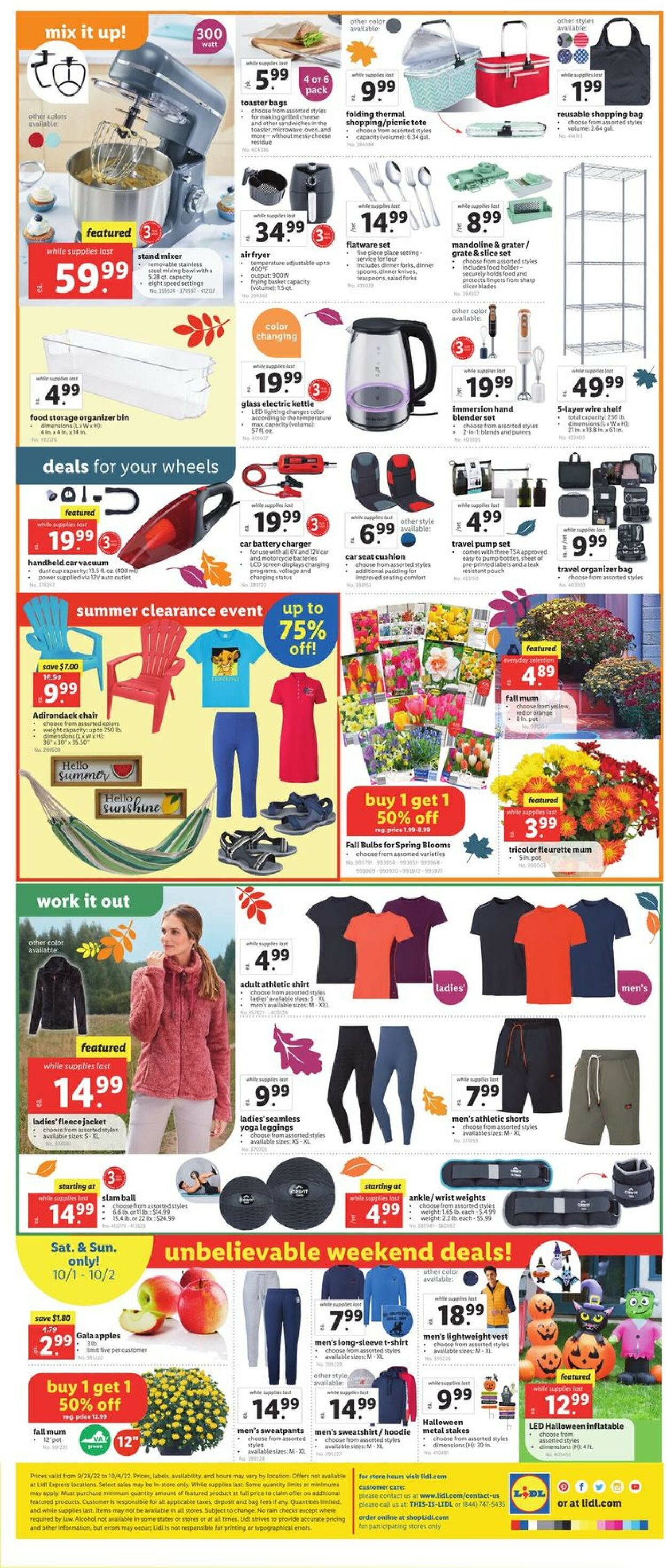 Lidl Ad from 09/28/2022