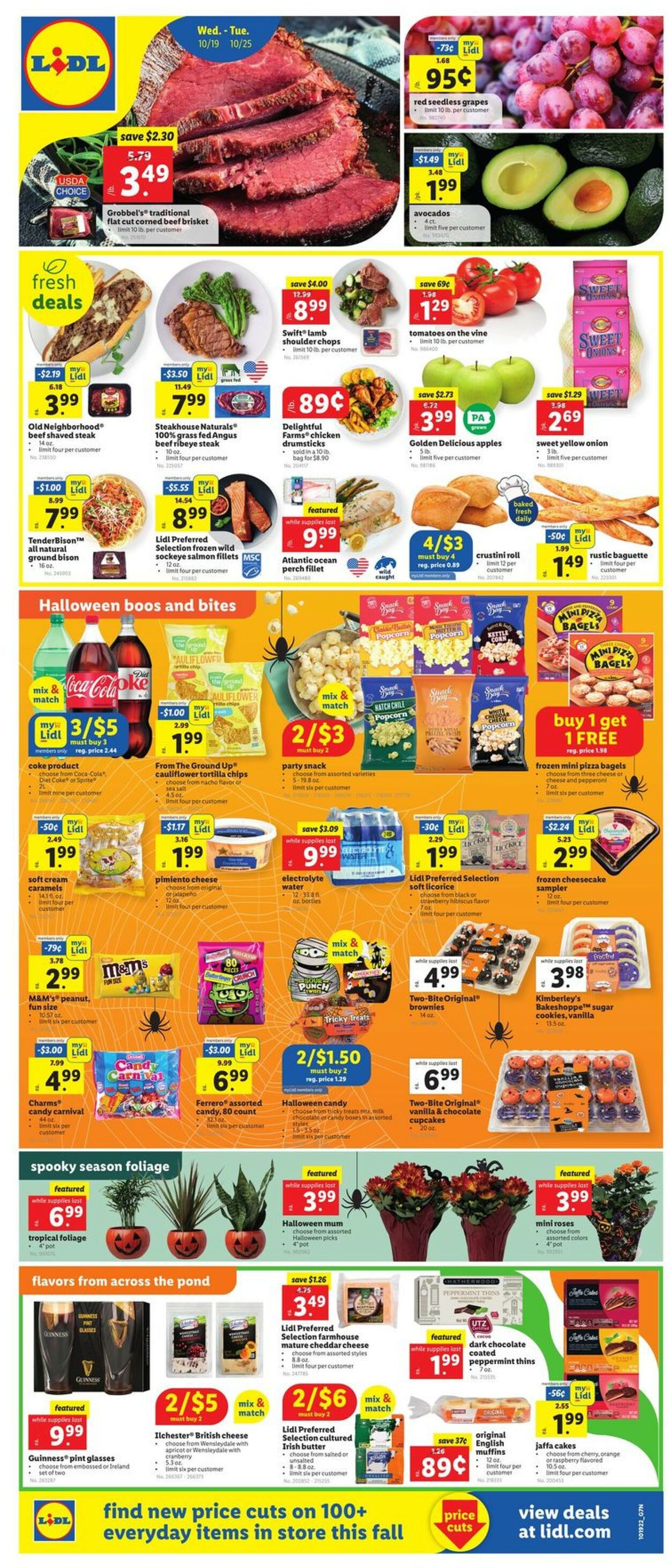 Lidl Ad from 10/19/2022