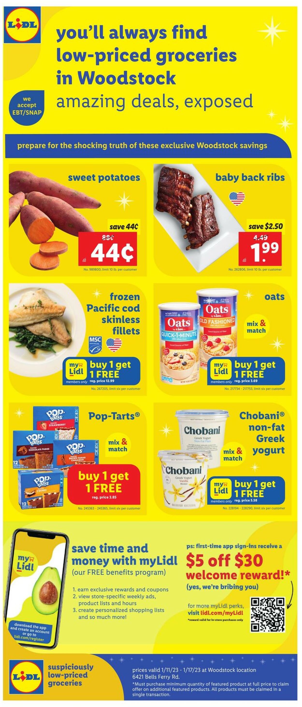 Lidl Ad from 01/11/2023