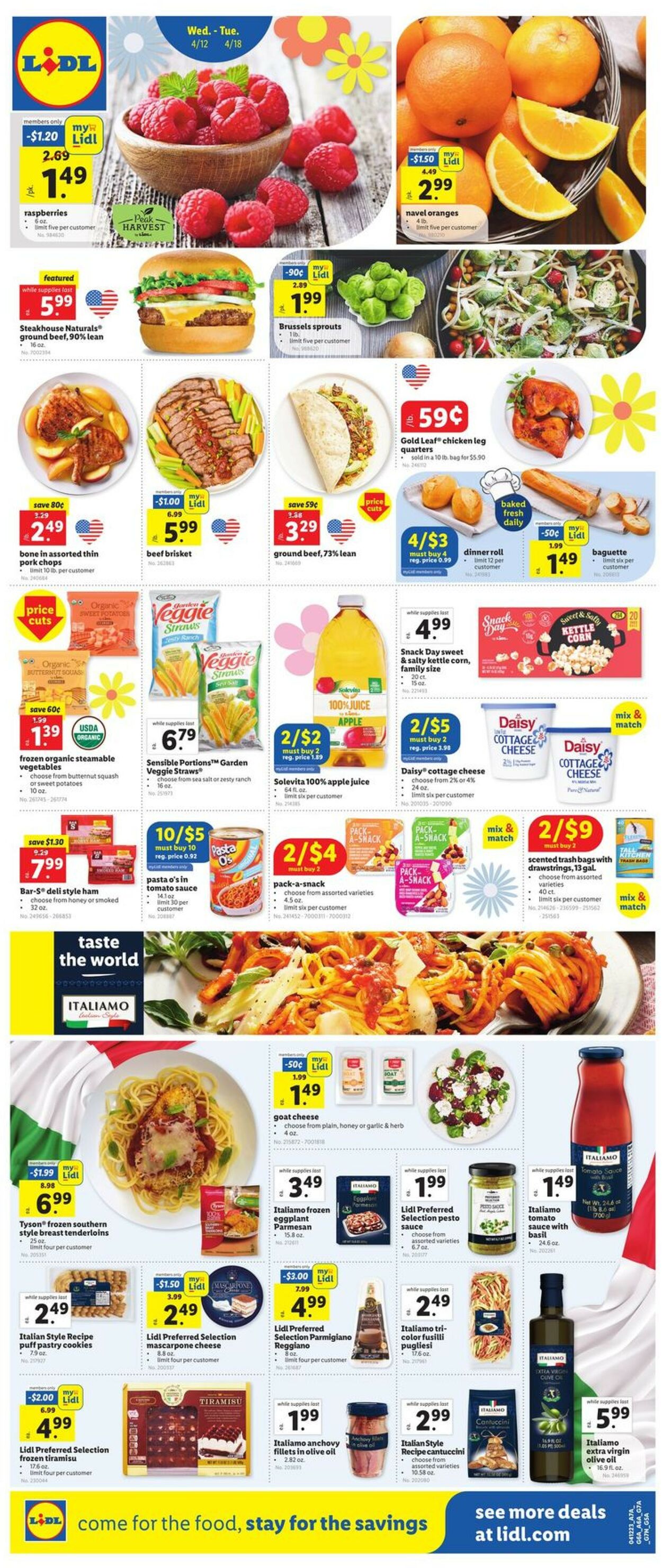 Lidl Ad from 04/12/2023
