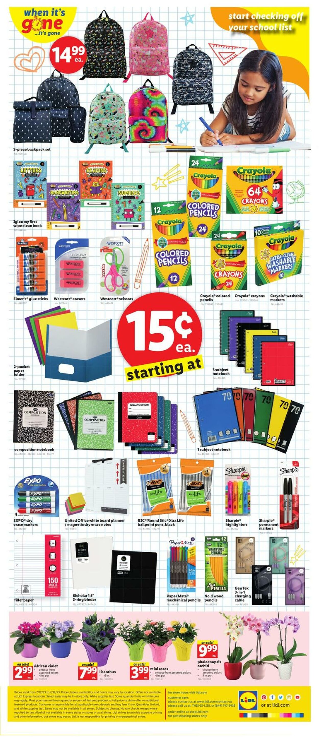 Lidl Ad from 08/02/2023