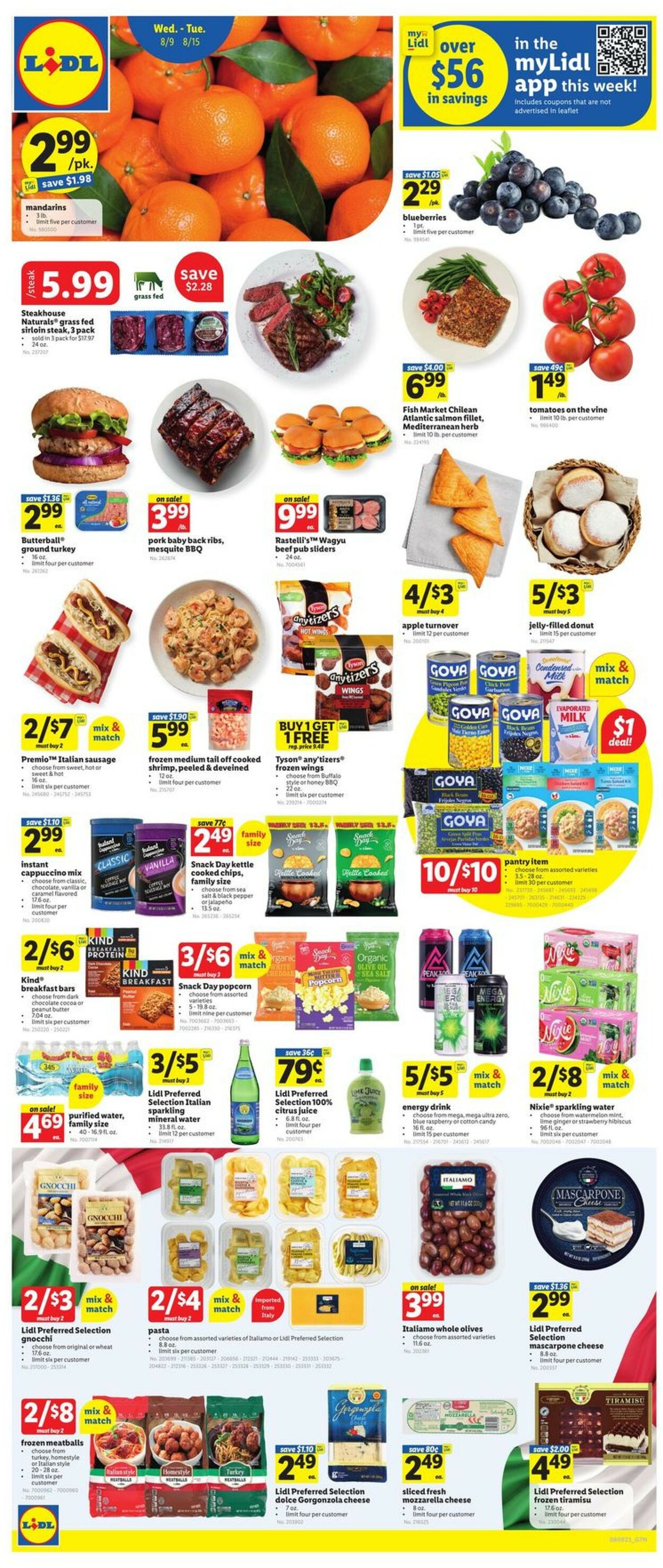 Lidl Ad from 08/09/2023