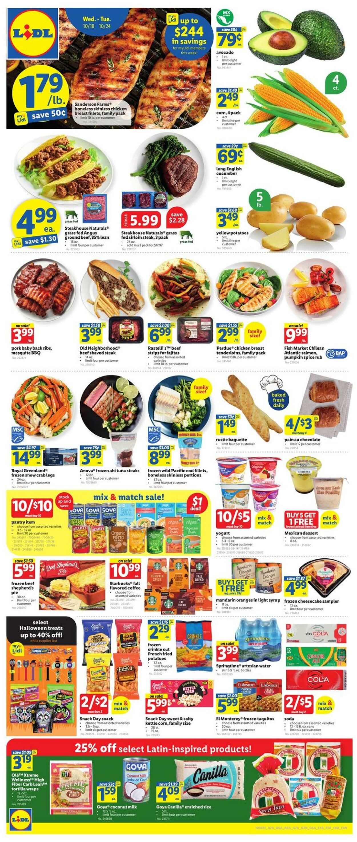 Lidl Ad from 10/18/2023