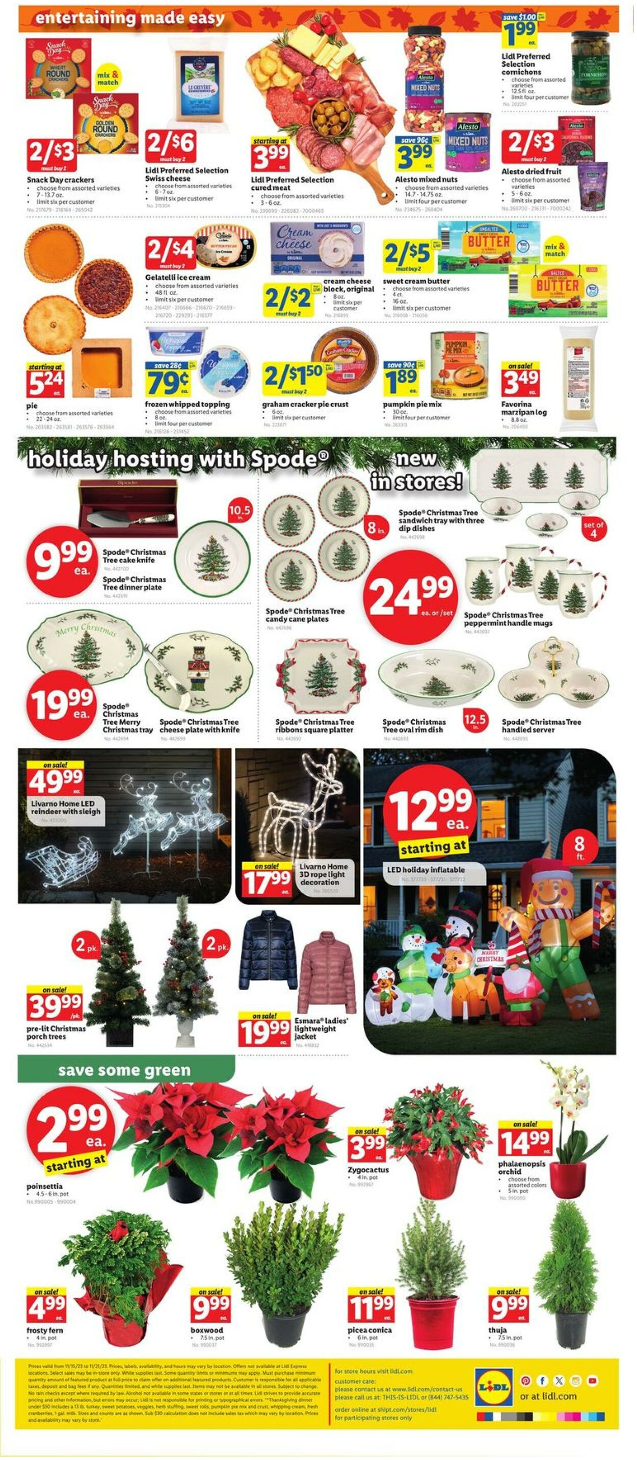 Lidl Ad from 11/15/2023